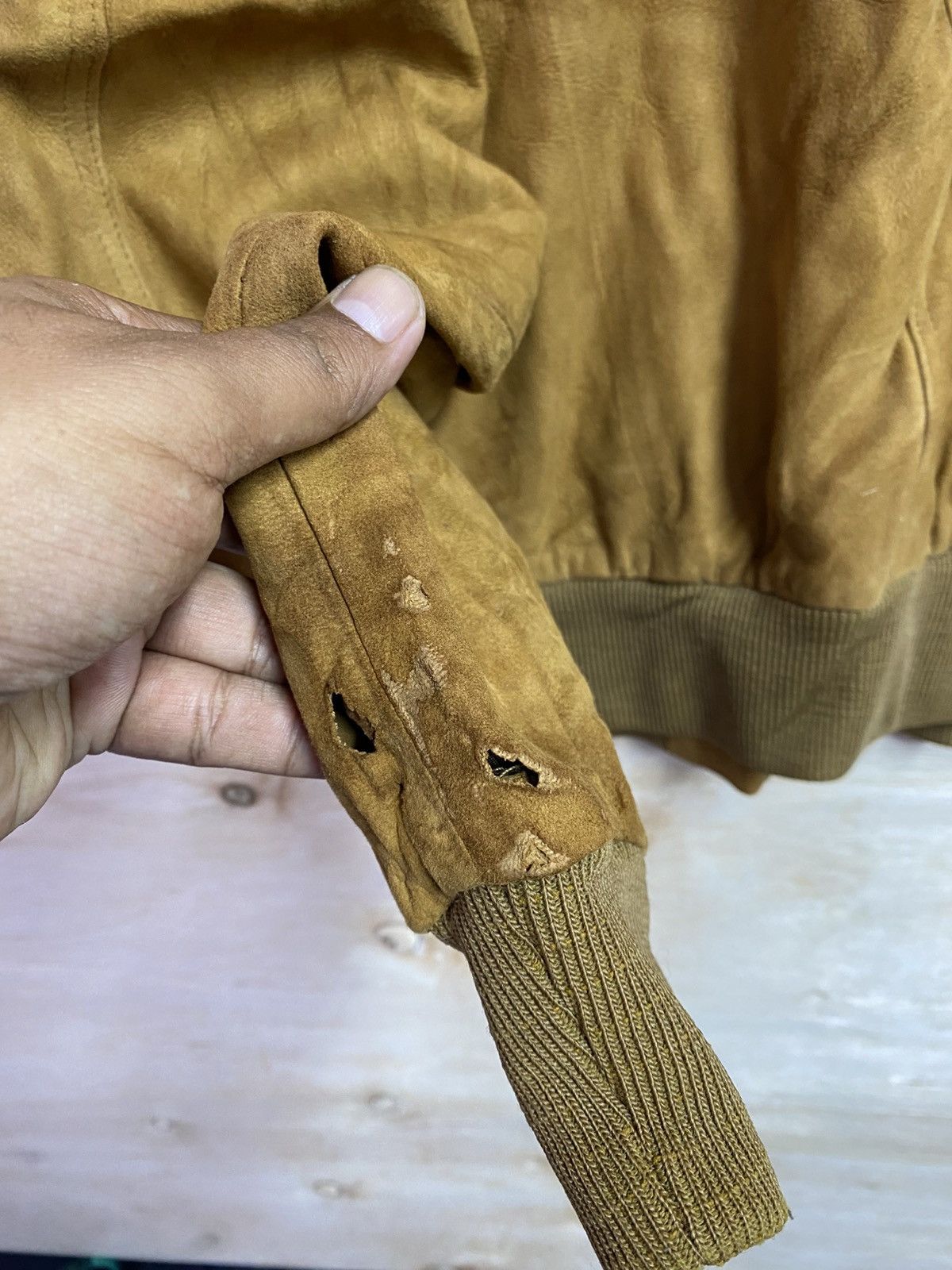Coach Vintage Coach Suede Leather Bomber Jacket Made in USA Brown Size US S / EU 44-46 / 1 - 13 Thumbnail