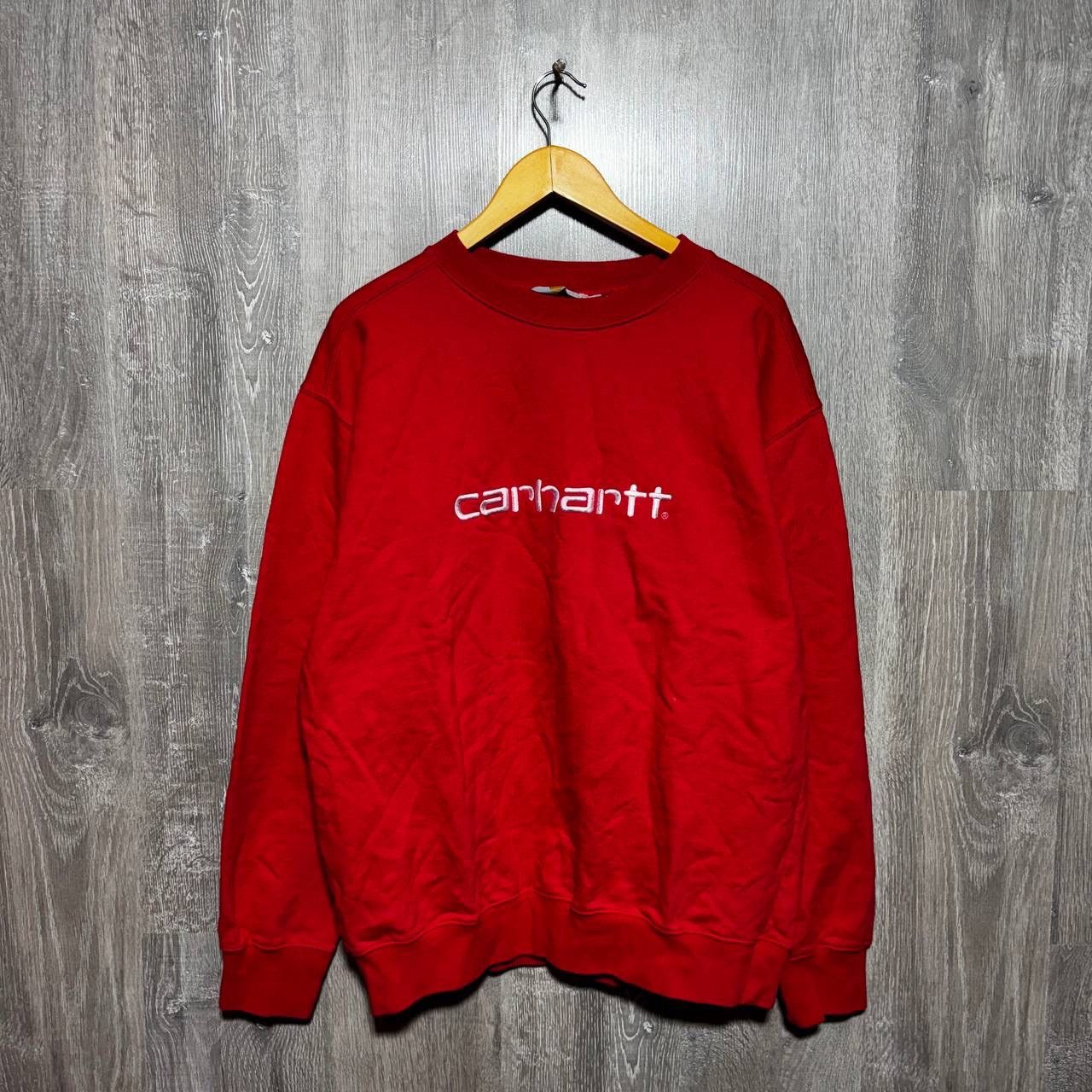 Carhartt Carhartt Vintage Sweatshirt Red XL Size US XL / EU 56 / 4 - 1 Thumbnail