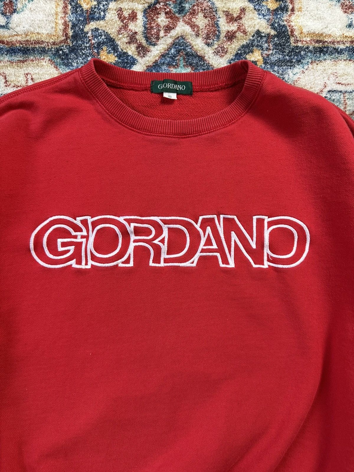 Vintage Vintage Giordano Spellout Crewneck Small Size US S / EU 44-46 / 1 - 4 Thumbnail