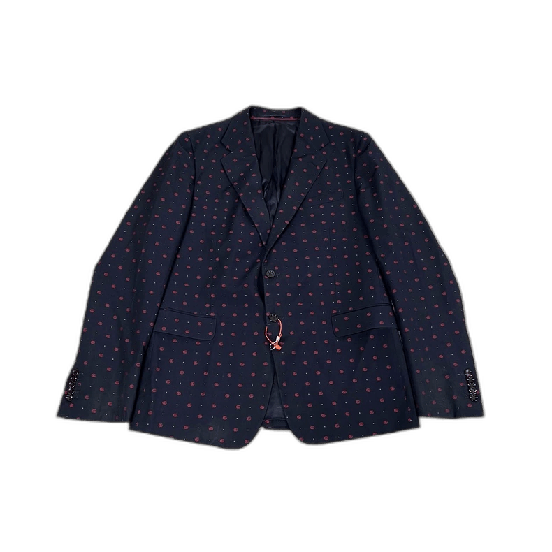 Gucci Gucci Double G Pattern Suit Jacket Size US XXL / EU 58 / 5 - 1 Thumbnail