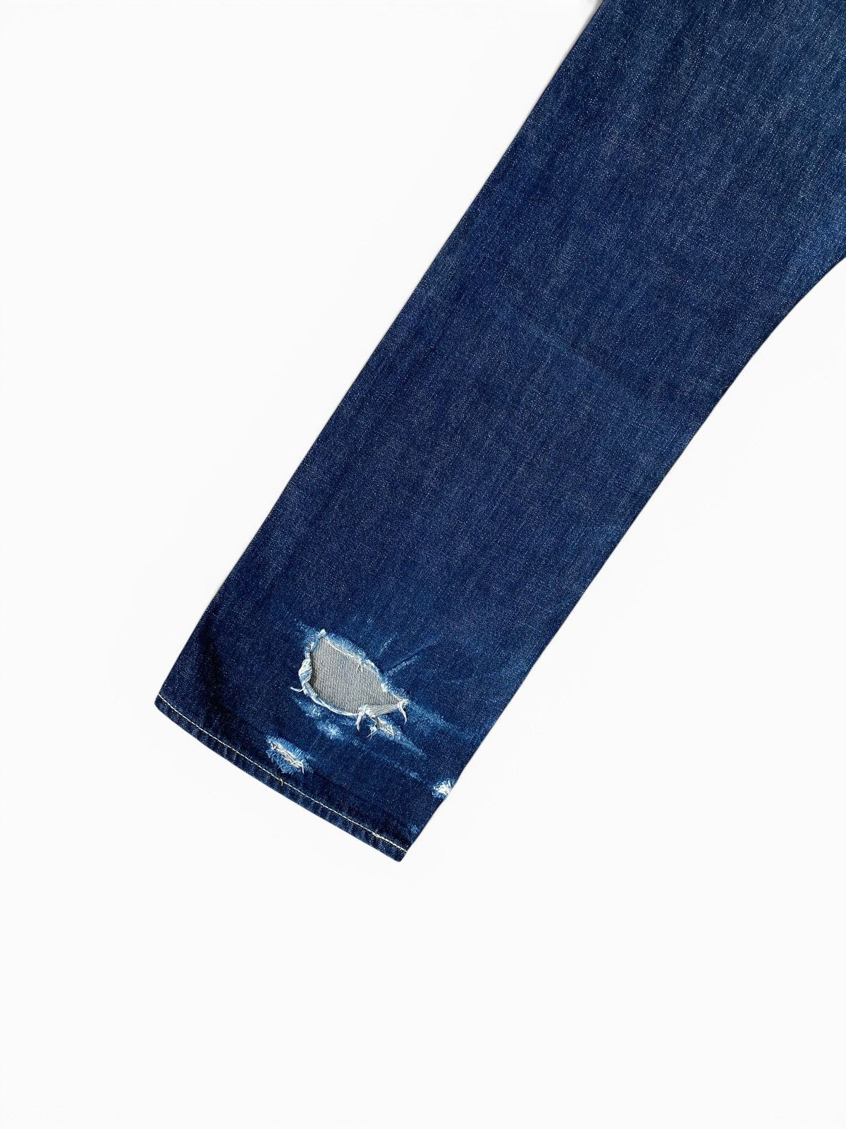 Stussy Vintage 00’s stussy Distressed spell out Jeans Size US 30 / EU 46 - 2 Thumbnail