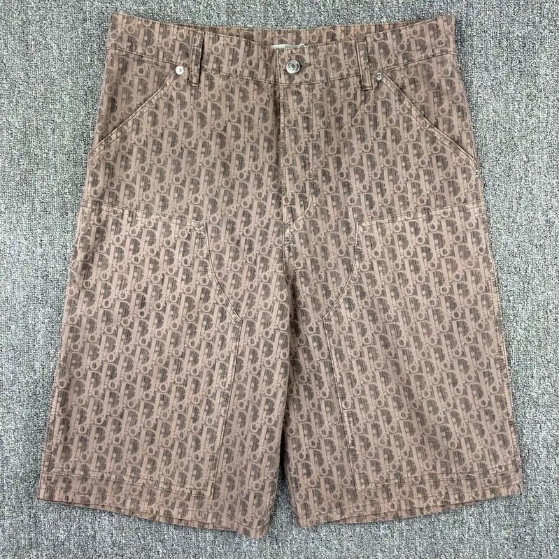 Dior Dior Burgundy Cotton Women's Shorts 0089 Size 22" - 1 Thumbnail