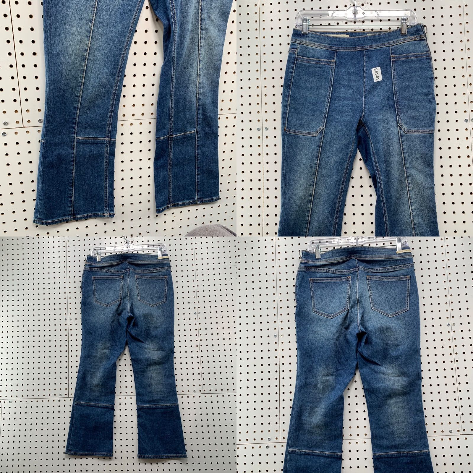 Vintage Pilcro Denim Jeans Womens 27 Flared Blue 27x26 Jeans Size 27" / US 4 / IT 40 - 8 Thumbnail