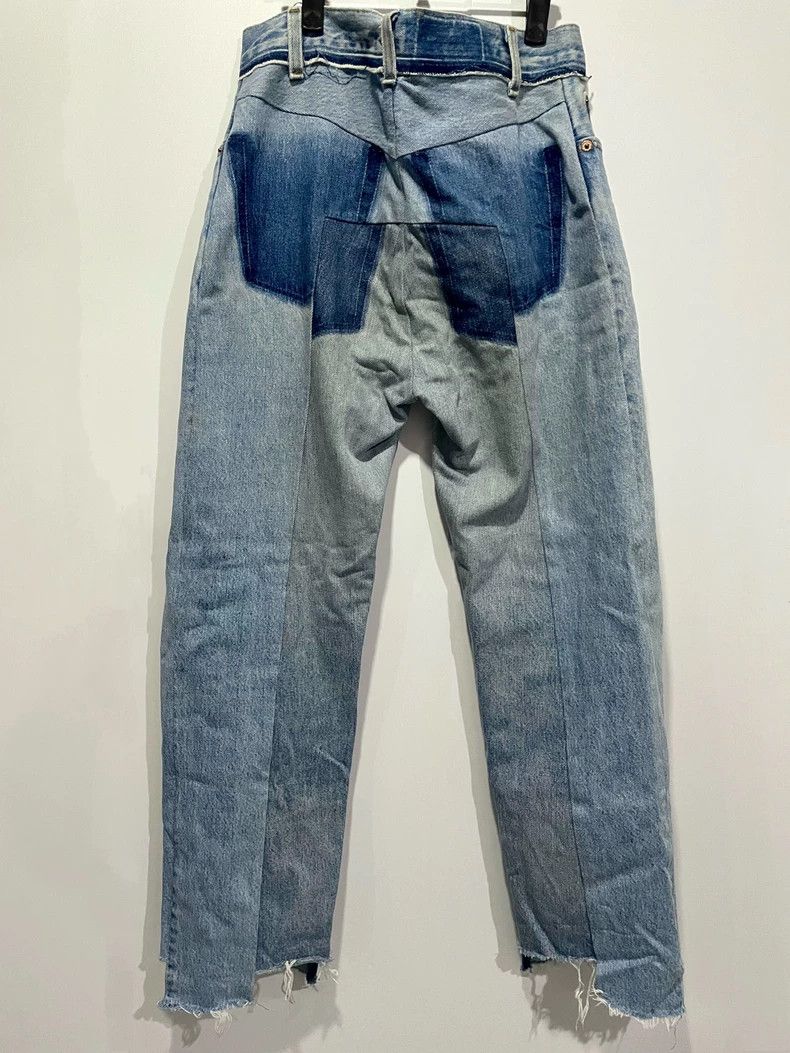 Vetements Vetements SizeM Levis Blue Patchwork Denim Pants Size US 30 / EU 46 - 2 Thumbnail