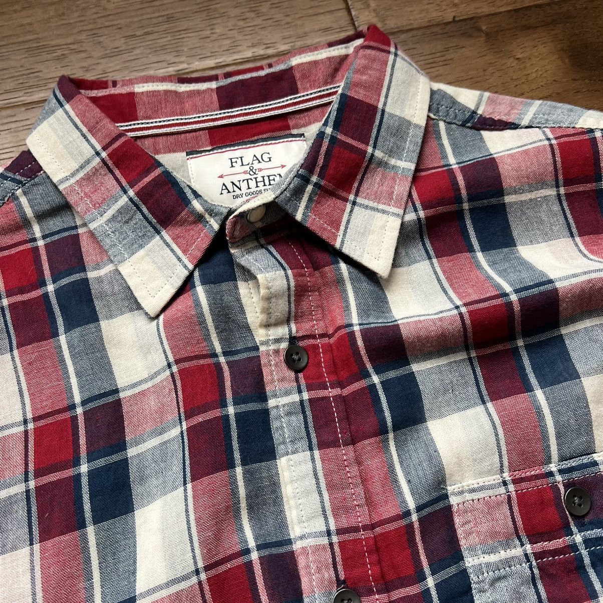 Other Flag and Anthem Plaid Shirts Flannel Lot of 3 Medium Size US M / EU 48-50 / 2 - 5 Thumbnail
