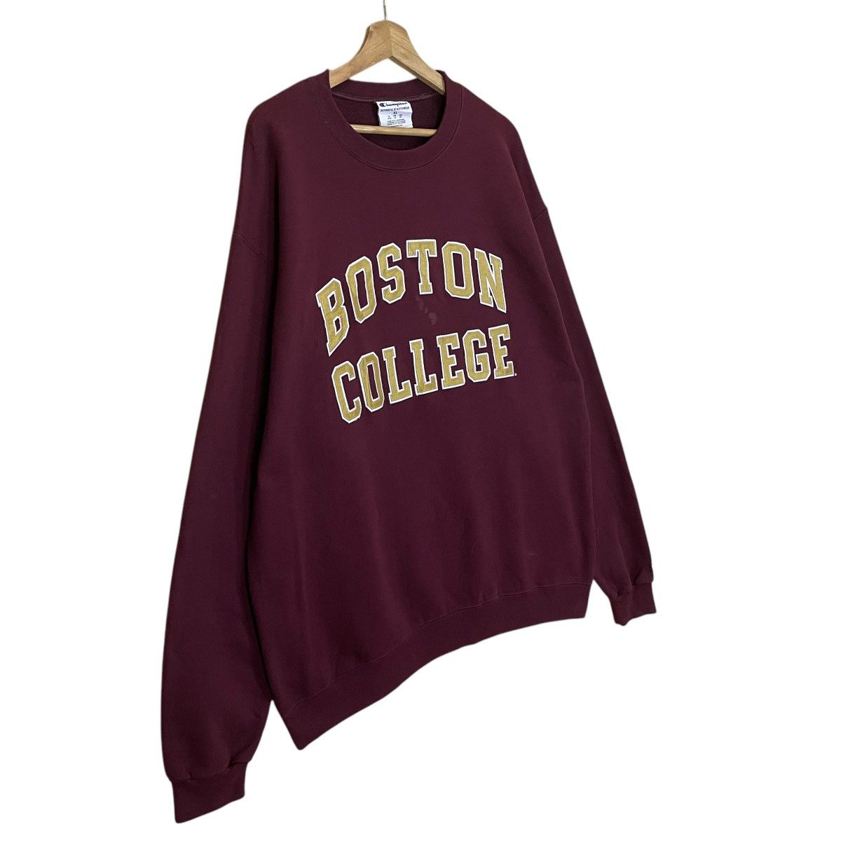Champion × Vintage Boston Collage Embroidered Big Logo Crewneck Sweatshirt Size US XL / EU 56 / 4 - 2 Thumbnail