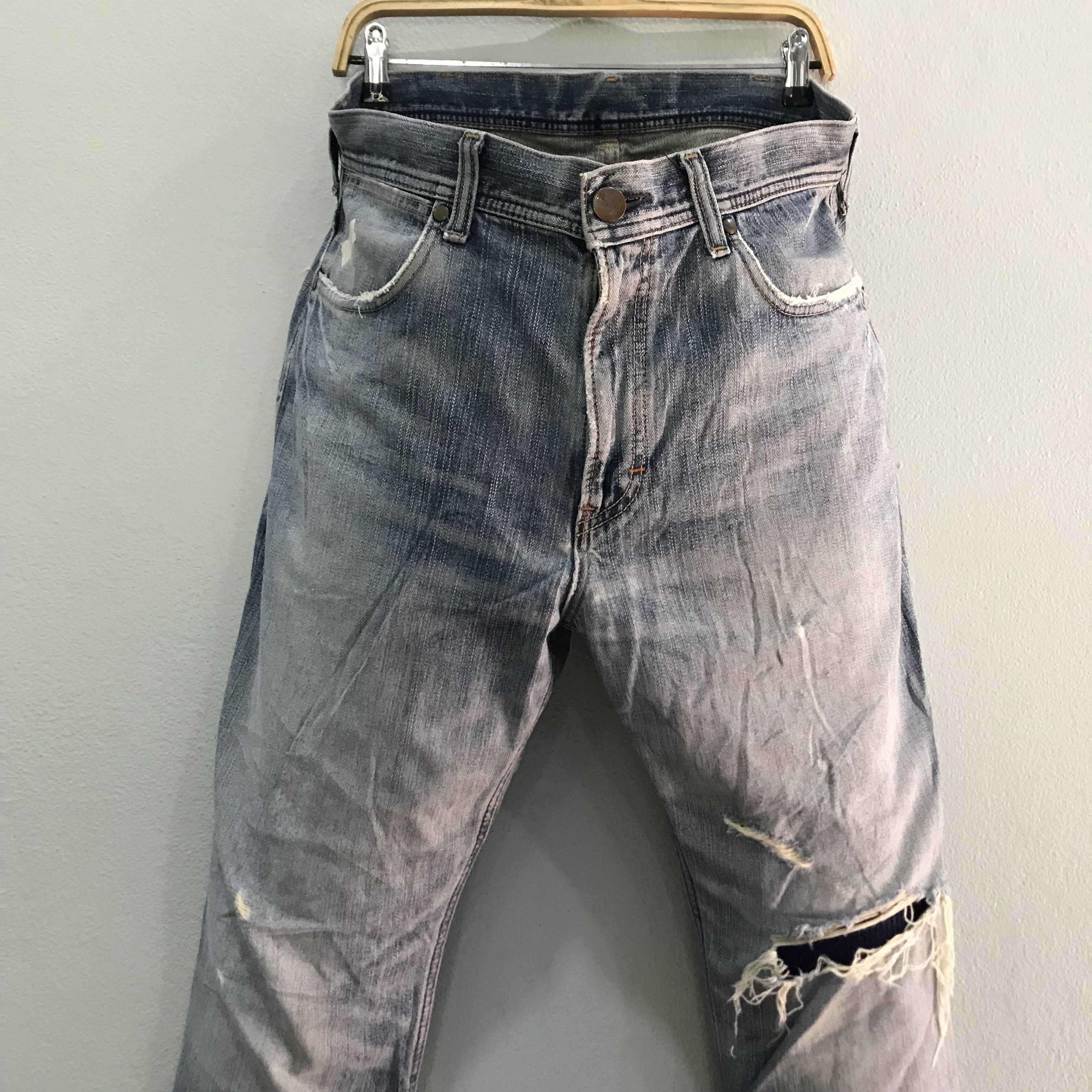 Wrangler Vintage 90's Wrangler Stone Washed Jeans Size US 36 / EU 52 - 3 Thumbnail