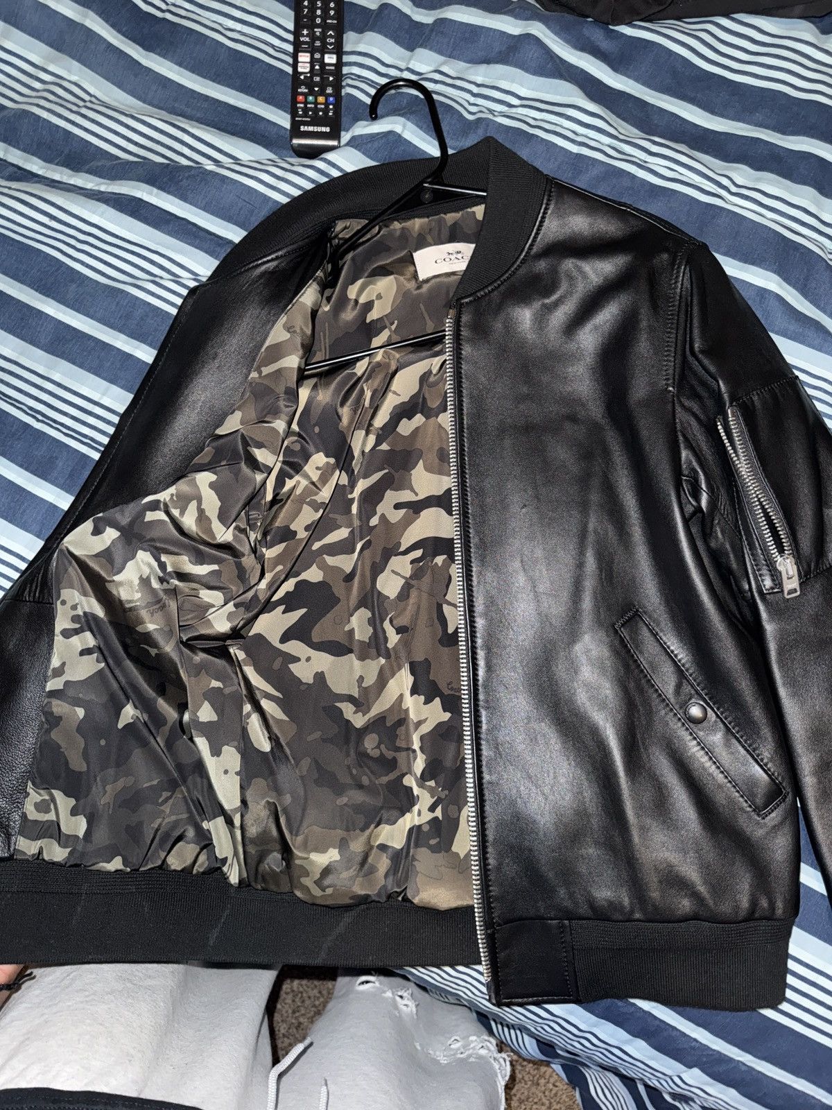 Coach Coach Leather Ma 1 Jacket Size US S / EU 44-46 / 1 - 2 Thumbnail
