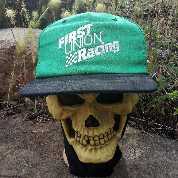 Vintage DS Vintage First Union Racing Two Tone Snap Back Hat Size ONE SIZE - 1 Thumbnail