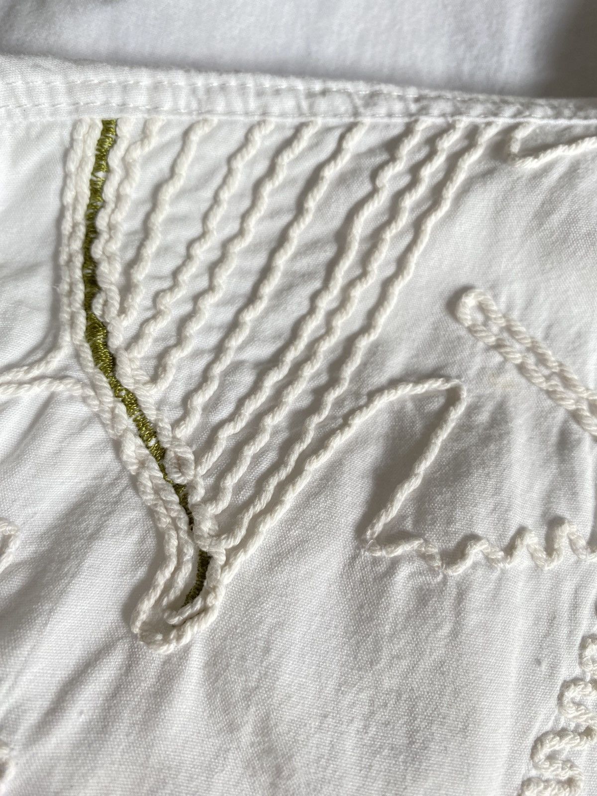 Japanese Brand OH. Castle White Embroidered Long-Sleeve Shirt Size M / US 6-8 / IT 42-44 - 6 Thumbnail