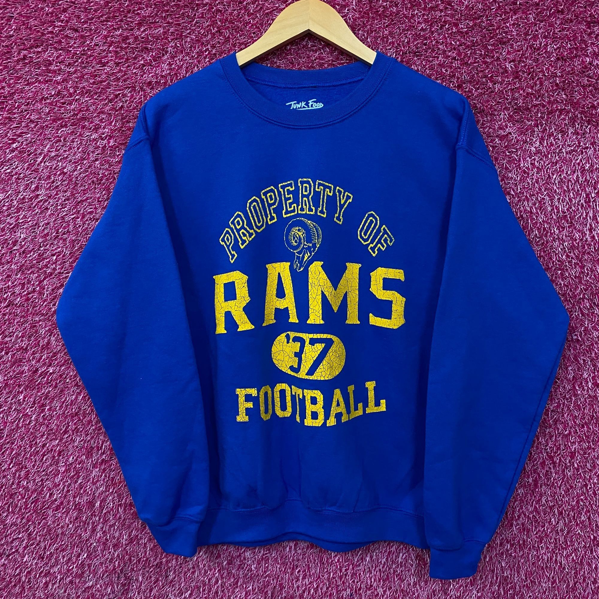 Junk Food Junk Food Clothing Los Angeles Rams NFL Crewneck Sweatshirt Size US S / EU 44-46 / 1 - 1 Thumbnail