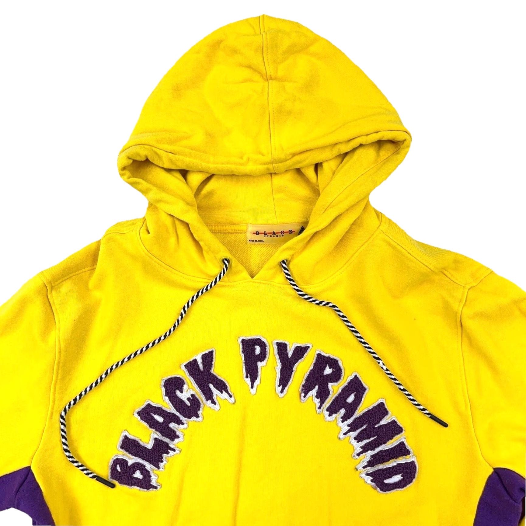 Black Pyramid Black Pyramid Hoodie Men Large Yellow Purple Sweatshirt Sweater Spell Out Size US M / EU 48-50 / 2 - 2 Thumbnail