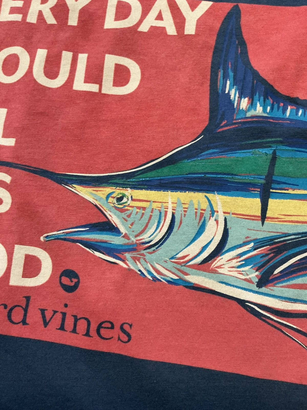 Vineyard Vines Vineyard Vines Everyday Feel This Good Swordfish T-Shirt Size US S / EU 44-46 / 1 - 9 Thumbnail