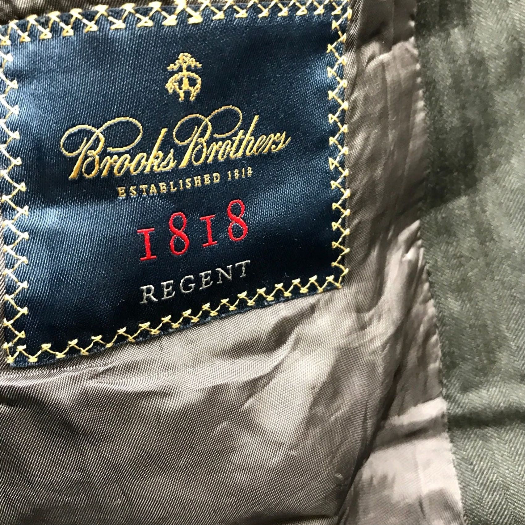 Brooks Brothers Brooks Brothers 1818 Regent Wool Blazer Jacket Coat Mens Small 38R Gray Solid Pockets Lined Wool Outer Shell Button Short Coat Size 36R - 4 Thumbnail