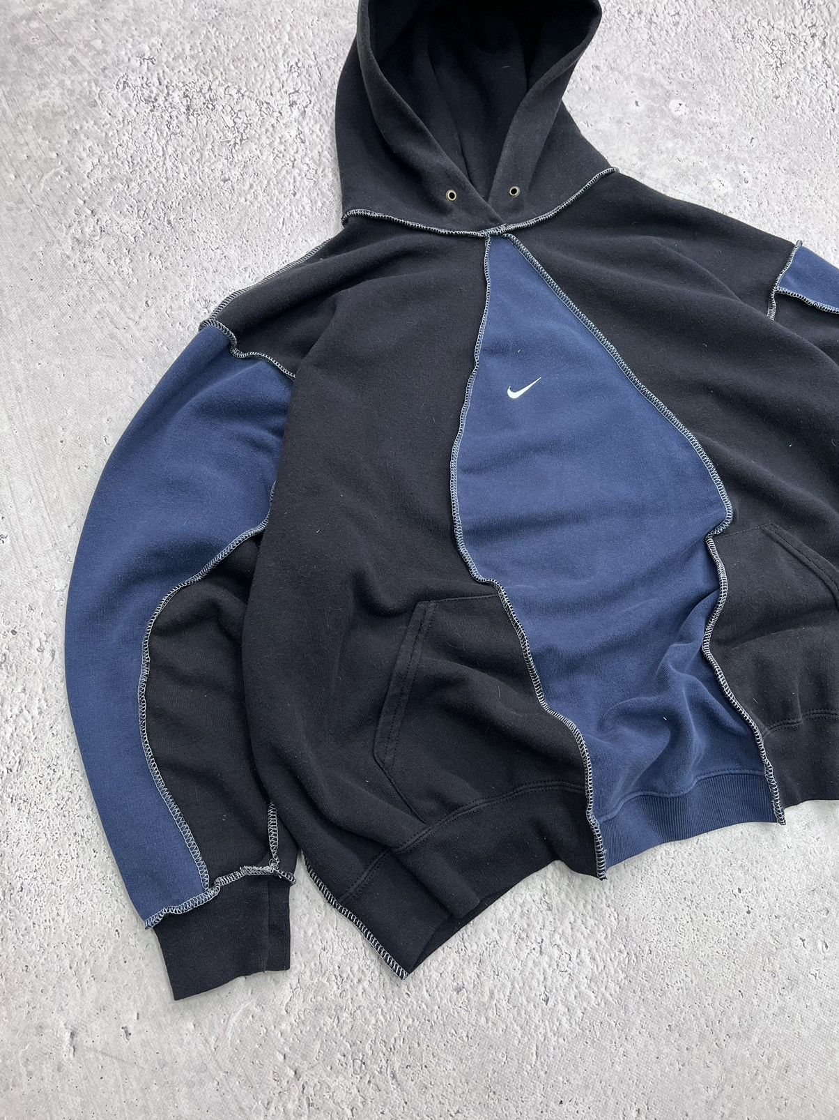 Nike NIKE REWORKED SWOOSH HOODIE DECONSTRUCTED NOCTA STYLE Size US L / EU 52-54 / 3 - 2 Thumbnail