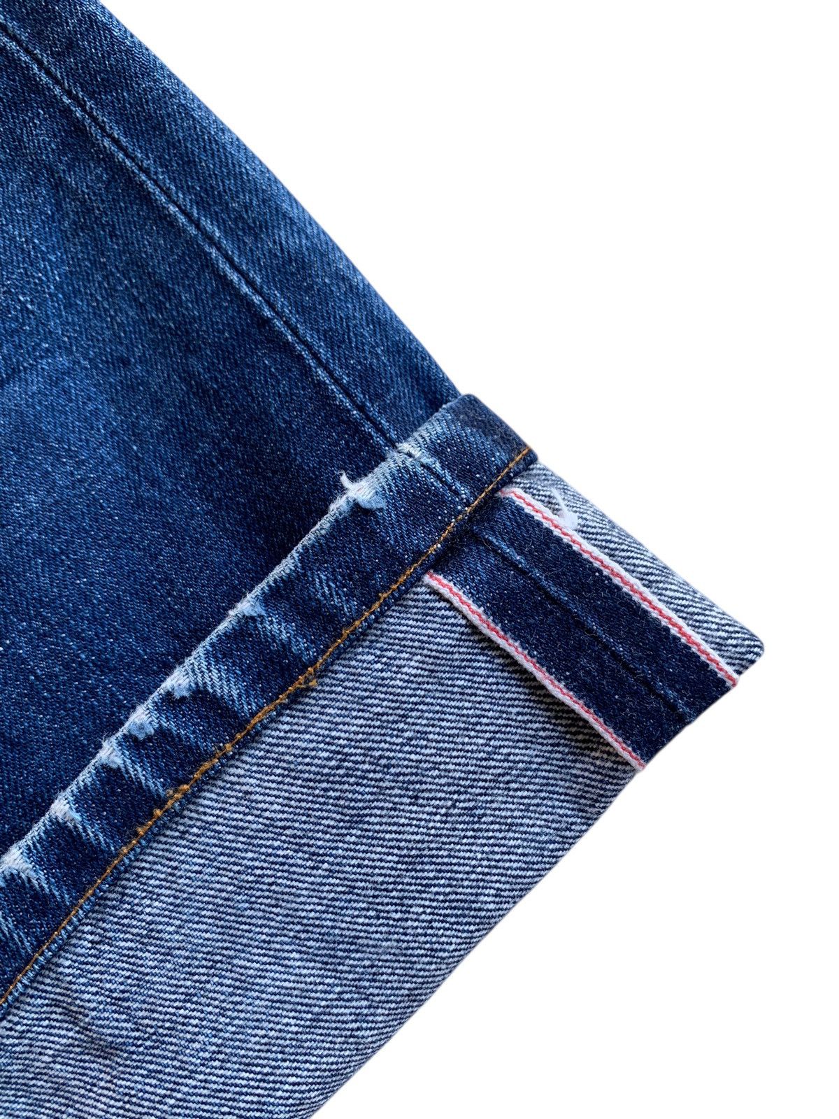 Edwin VINTAGE EDWIN 505XX SELVEDGE FADED JAPANESE DISTRESSED DENIM Size US 30 / EU 46 - 10 Thumbnail