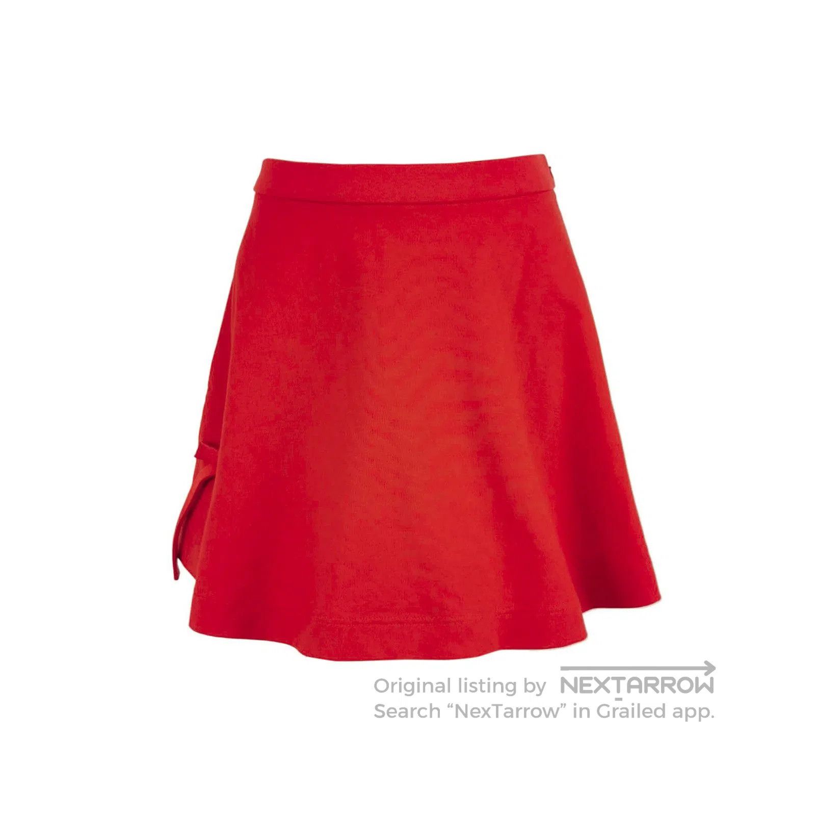 Prada Red Cotton Logo.