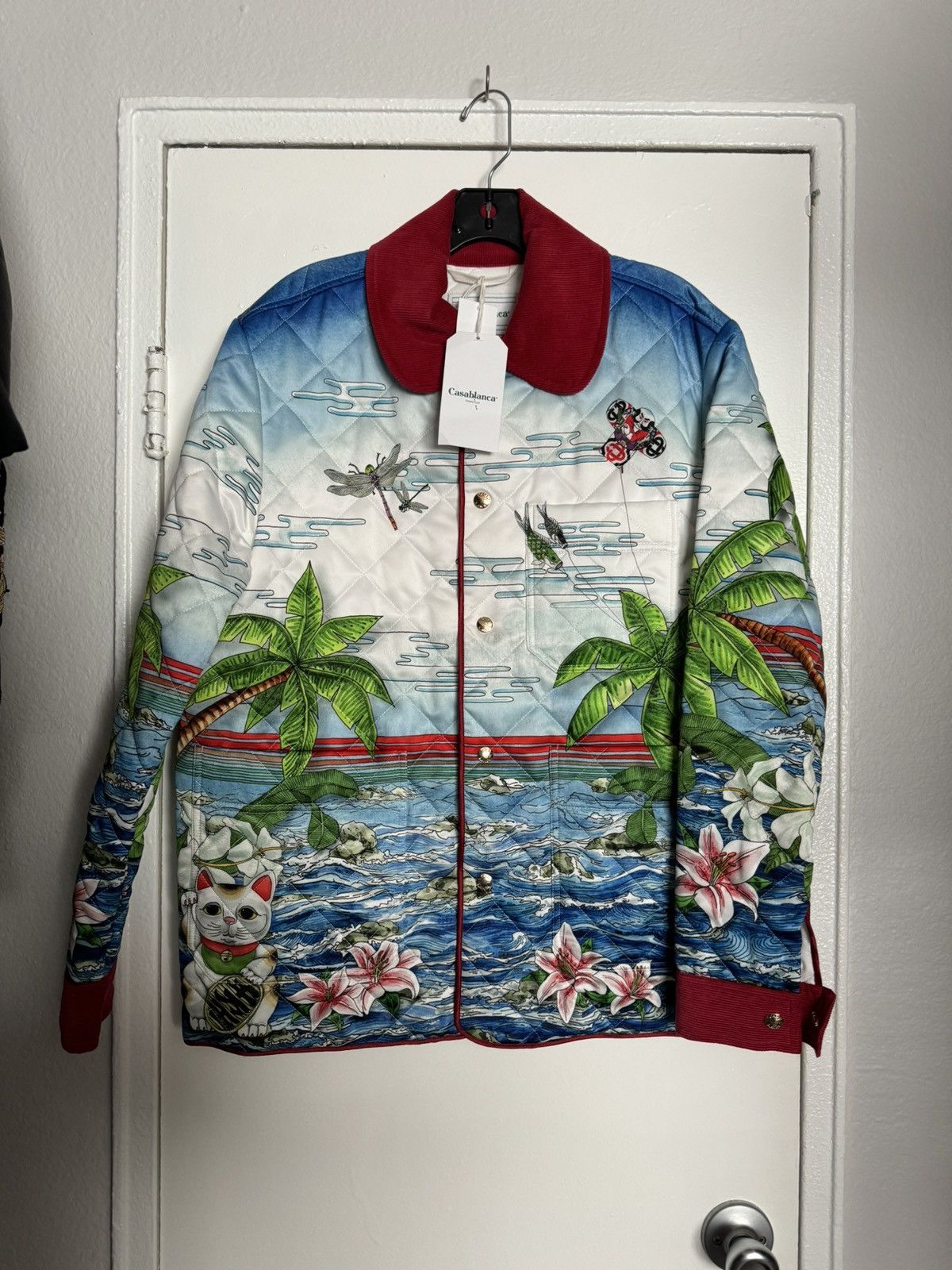 Casablanca Casablanca Table Tennis Club Sunrise Quilted Jacket Size US M / EU 48-50 / 2 - 3 Thumbnail