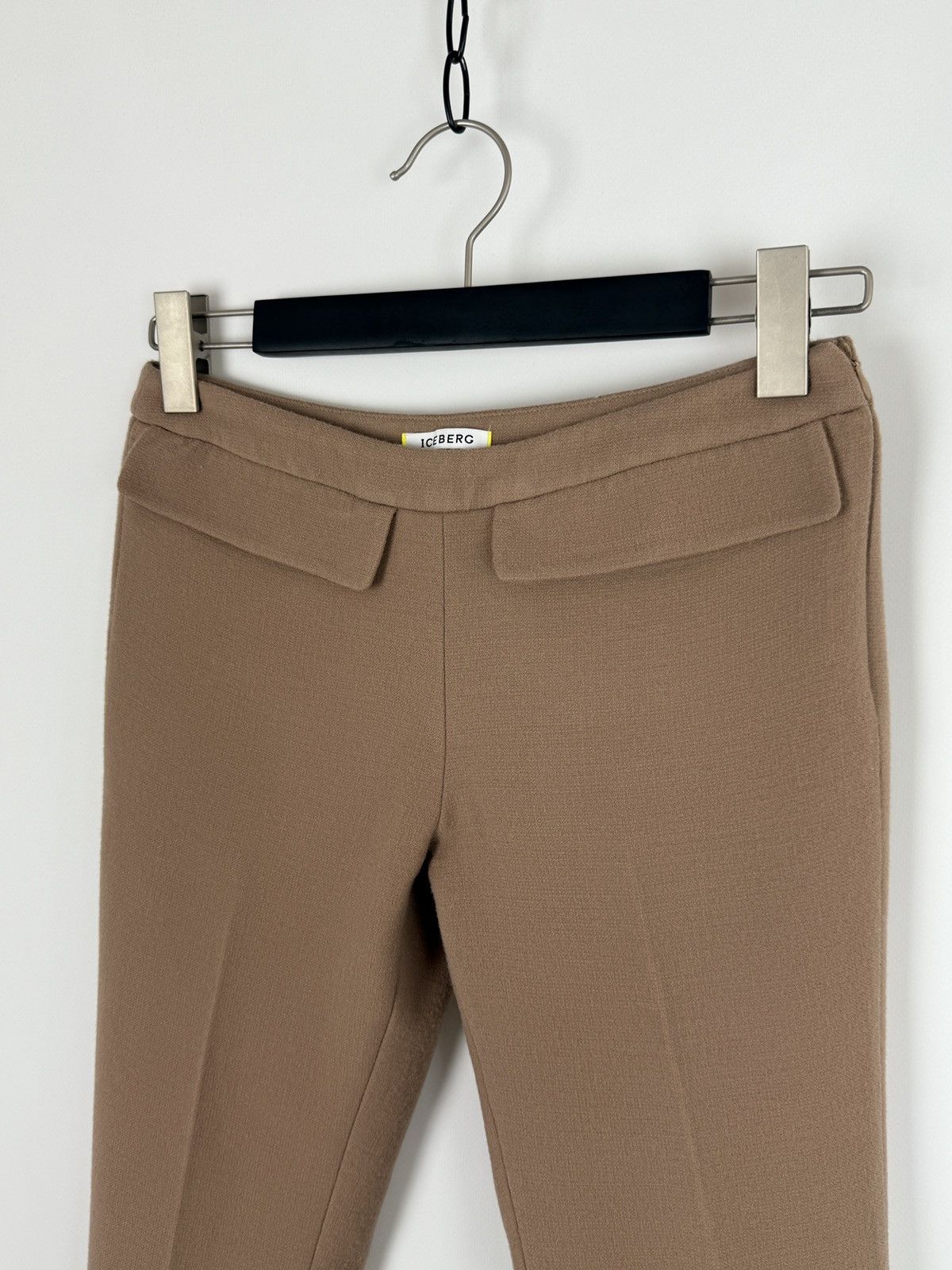 Iceberg Iceberg Italy Camel Beige Wool Blend Capri Pants 38 Size 26" / US 2 / IT 38 - 2 Thumbnail
