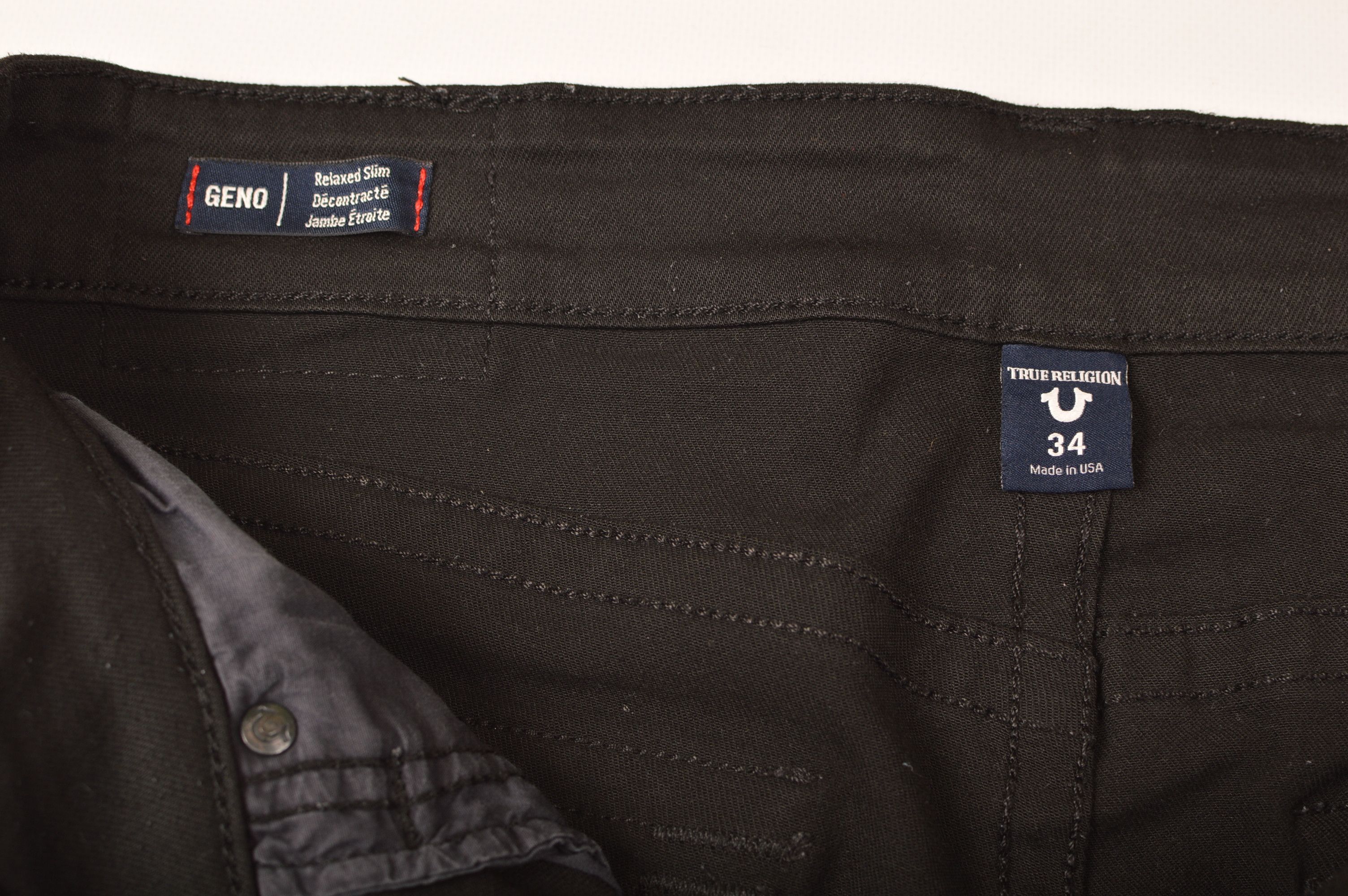 True Religion True Religion Geno W/Flap Relaxed Slim Pants Jeans Size US 34 / EU 50 - 5 Thumbnail