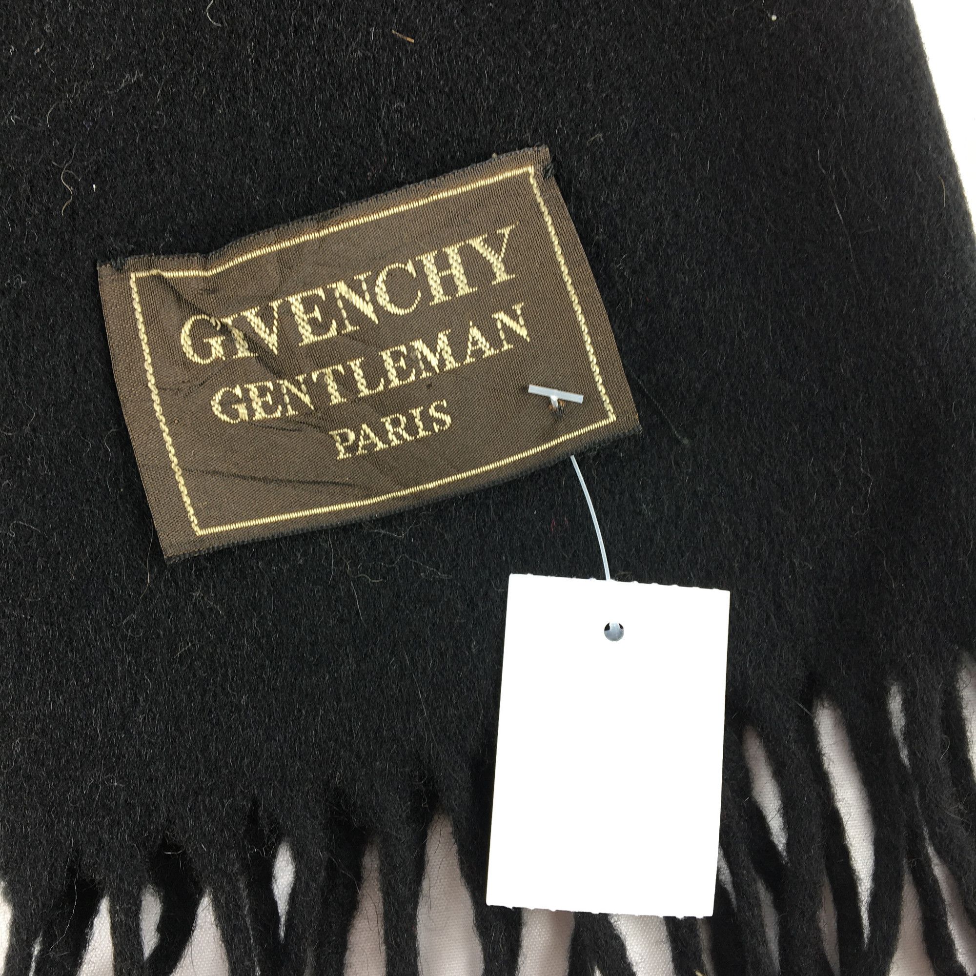Japanese Brand Vintage Givenchy Scarf Muffler Fringe Wool Winter Scarves Size ONE SIZE - 3 Thumbnail