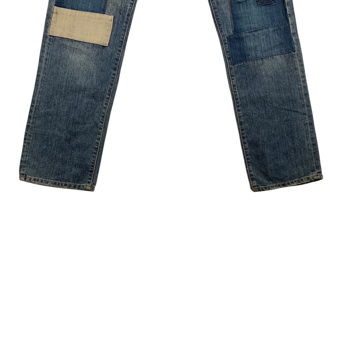 If Six Was Nine × Japanese Brand JAPANESEBRAND patchwork blue jeans Size US 30 / EU 46 - 11 Thumbnail