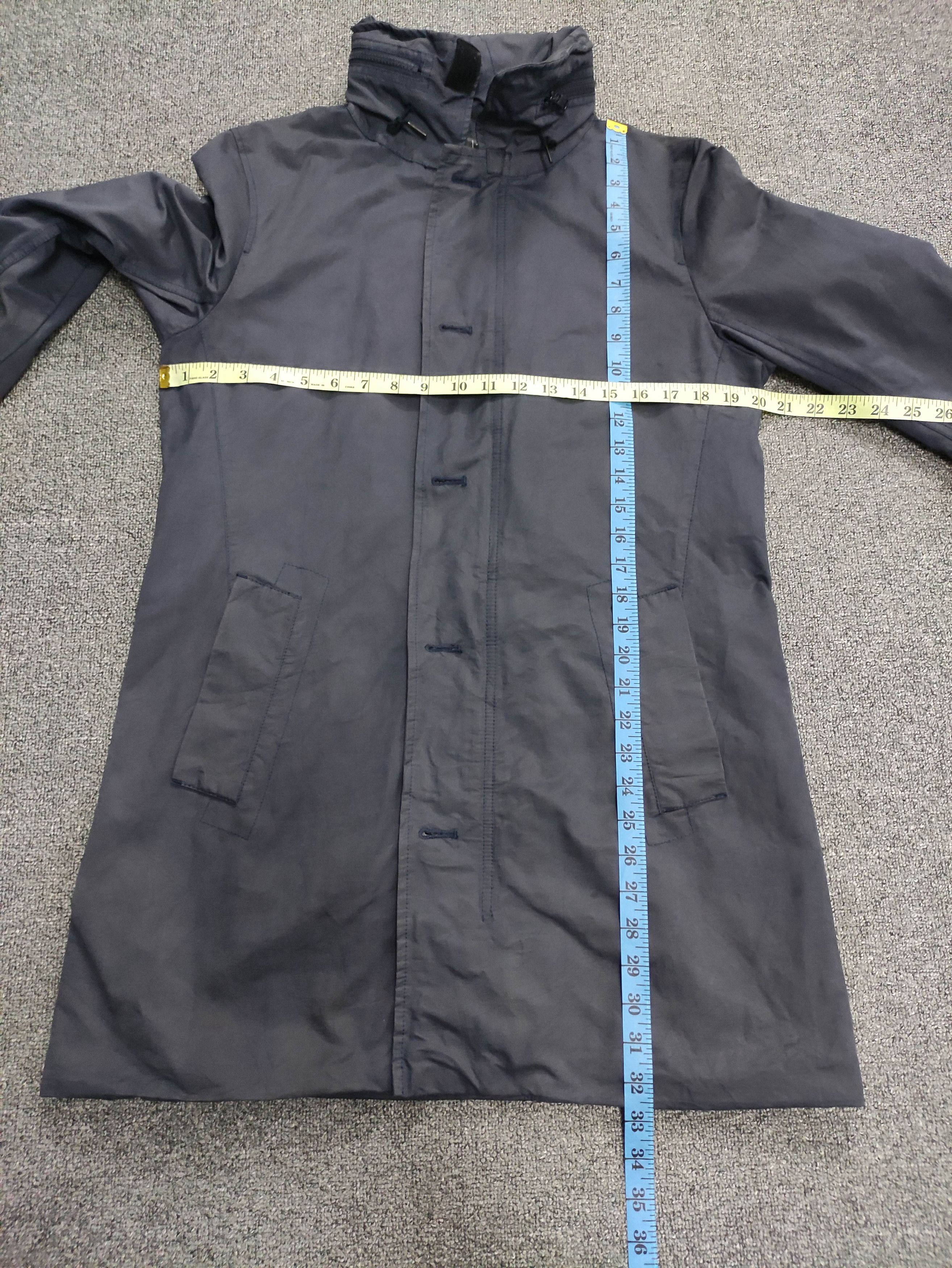 Armani Exchange Vintage Armani Exchange Long Coat Jacket With Hoodie Size S / US 4 / IT 40 - 18 Thumbnail