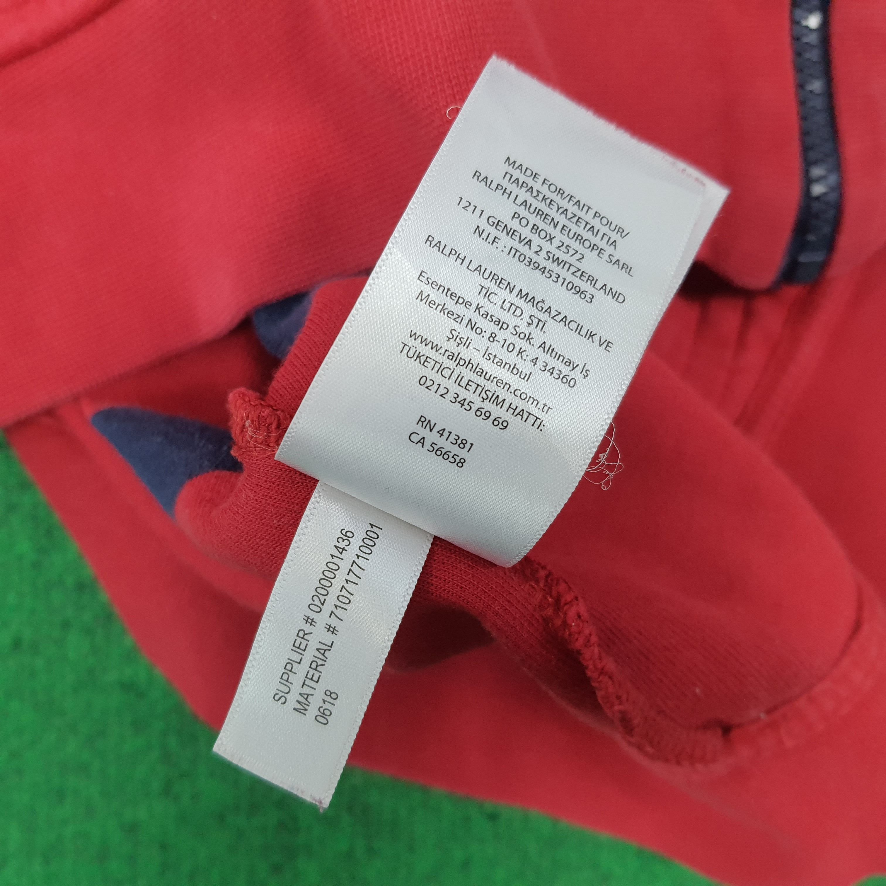 Polo Ralph Lauren Vintage Polo by Ralph Lauren Full Zip Stripe Sweater C269N3 Size US XL / EU 56 / 4 - 13 Thumbnail
