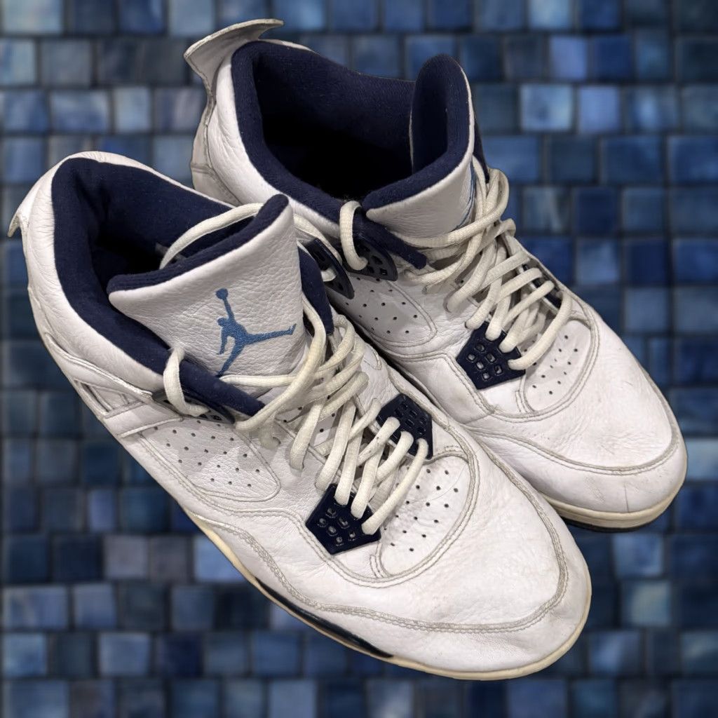 Nike Air Jordan 4 Retro LS Columbia Legend Blue Mens 13 Used  display picture 1