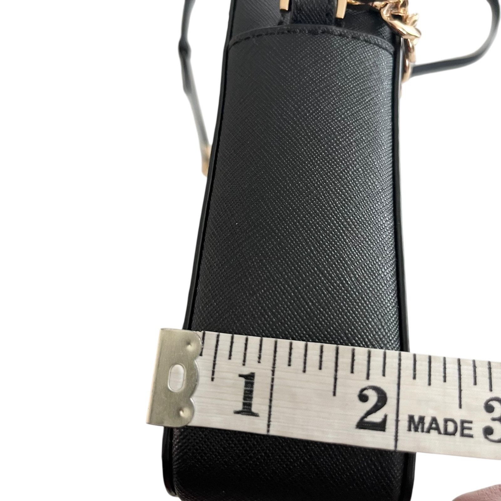 Michael Kors Michael Kors Black Jet Set Large Saffiano Crossbody Bag Size ONE SIZE - 11 Thumbnail