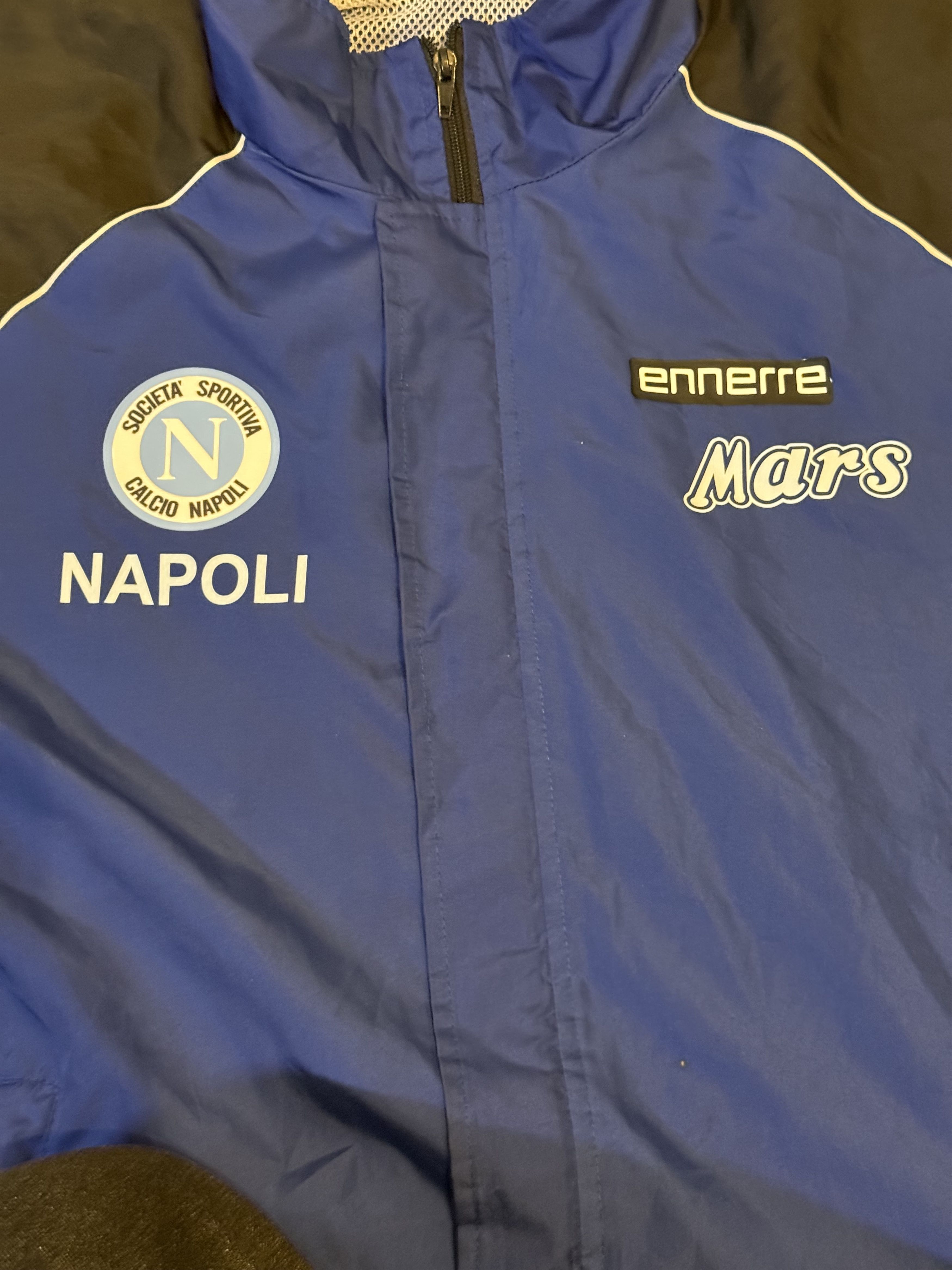 Other Ssc Napoli Player issue Track Jacket 1988/89 Size US L / EU 52-54 / 3 - 3 Thumbnail