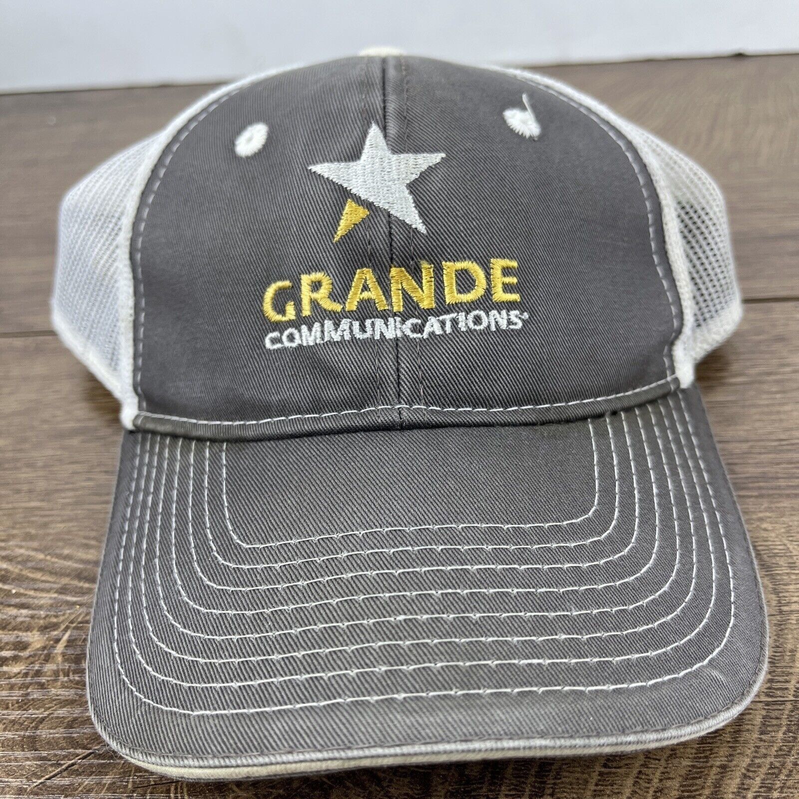 Other Grande Communications Hat Gray Hat Adjustable Gray Adult Siz Size ONE SIZE - 3 Thumbnail