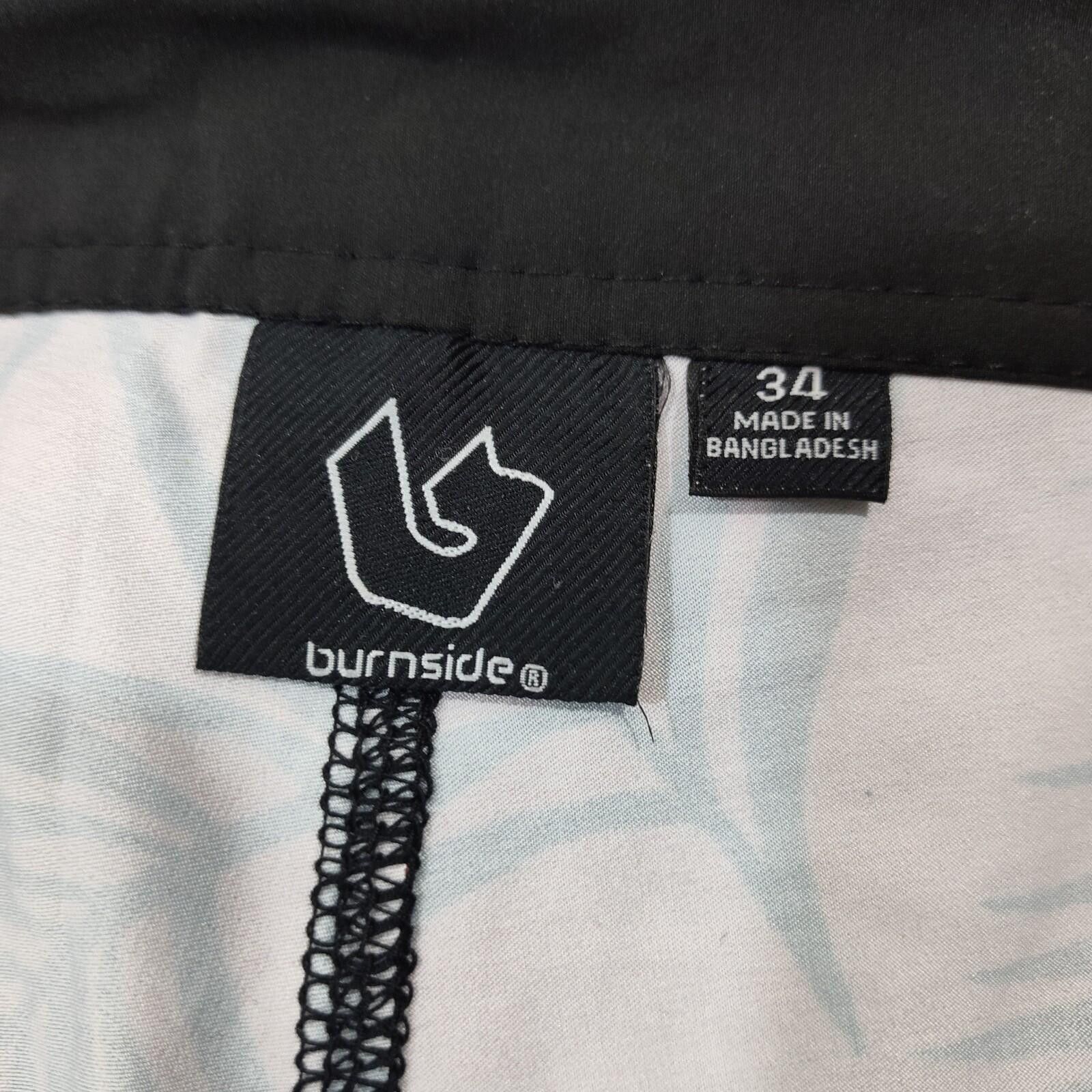 Burnside Burnside Board Shorts Men's 34 Orange Pink Leaf Print Size US 34 / EU 50 - 12 Thumbnail