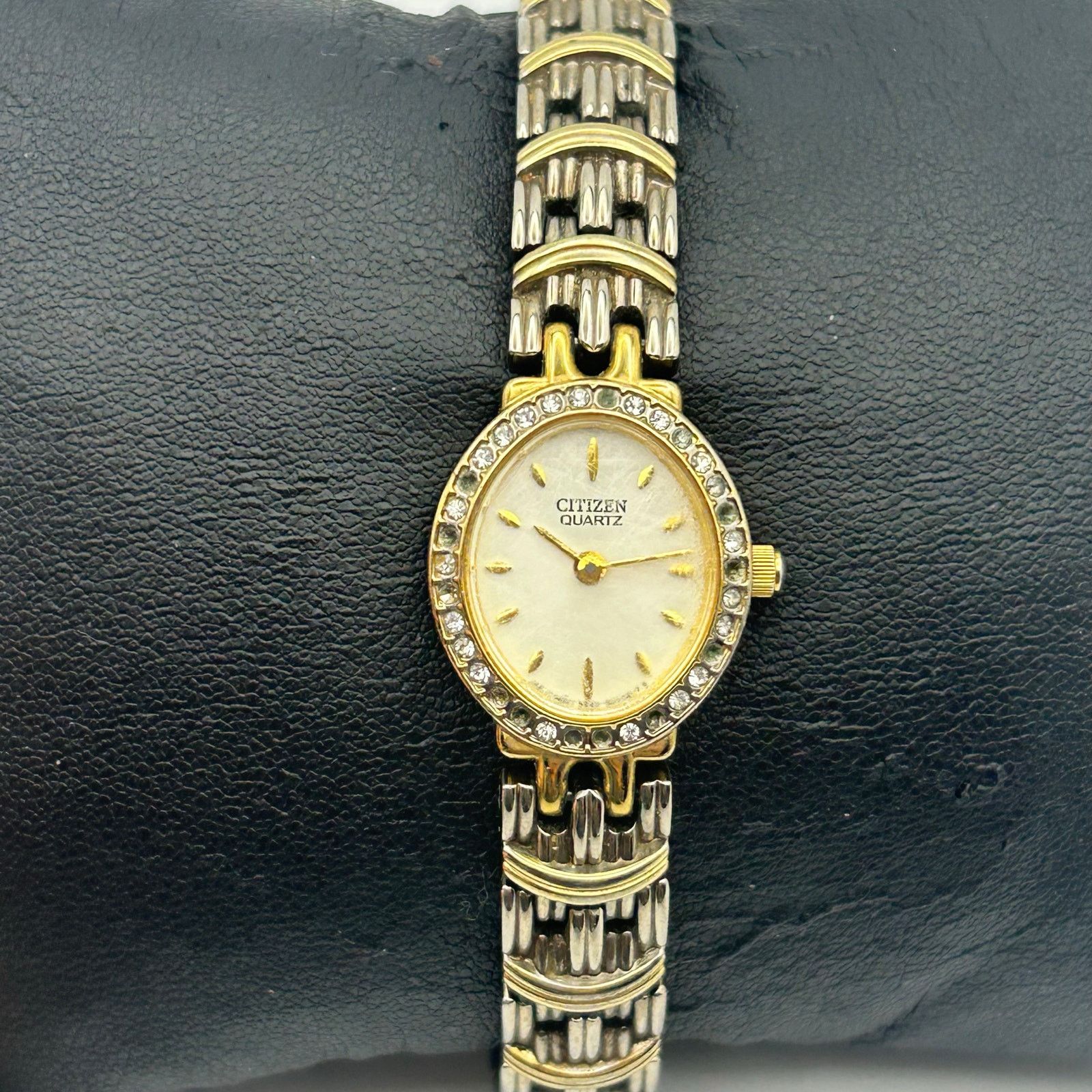 Citizen Vintage Citizen TwoTone Stainless-Steel Crystal Bezel Watch Size ONE SIZE - 1 Thumbnail