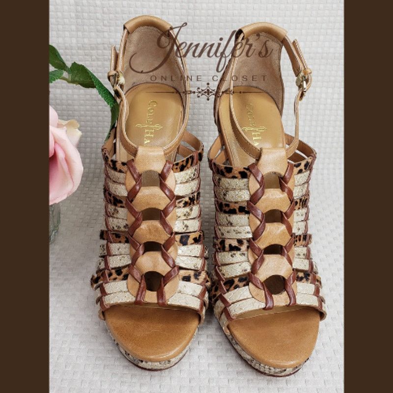 Cole Haan Cole Haan Women's Air Minka Wedge Sandals Size 8.5B Size US 8.5 / IT 38.5 - 3 Thumbnail