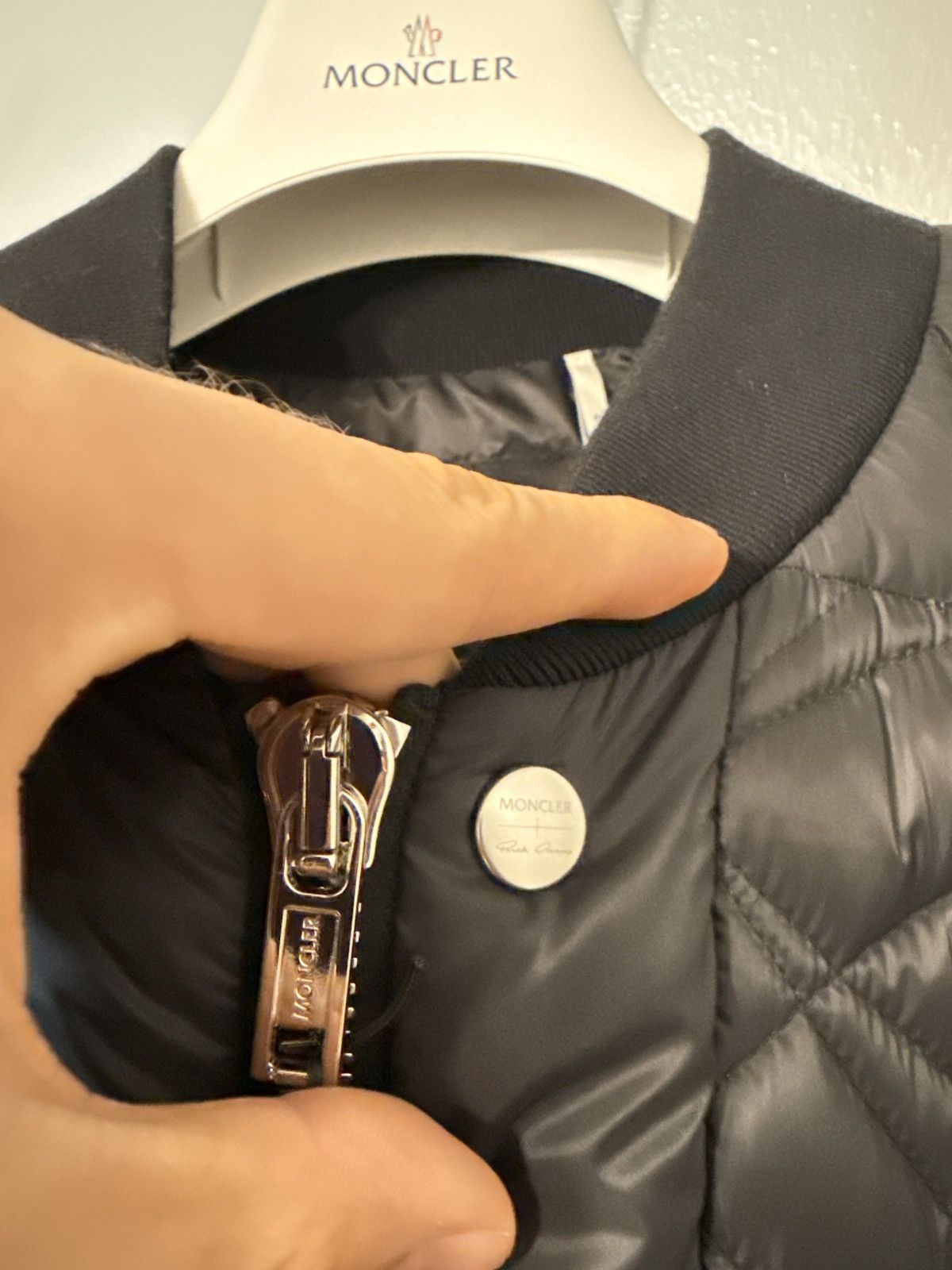 Moncler × Rick Owens Rick Owens x Moncler Megapenta flight jacket Size US S / EU 44-46 / 1 - 5 Thumbnail