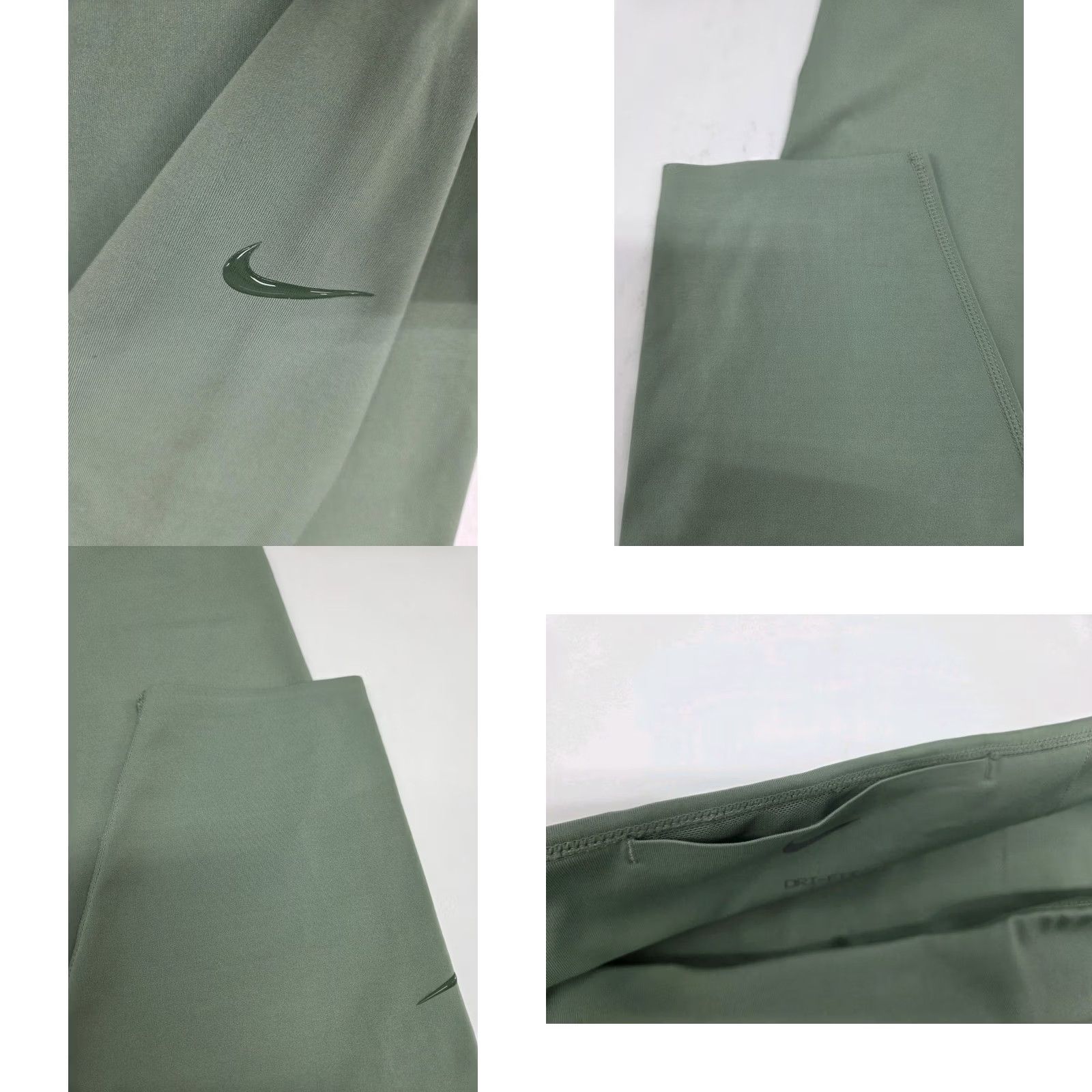 Nike Nike One Luxe Womens Tight Fit Mid Rise Training Leggings Lt Green 2XL Size 40" / US 18 - 8 Thumbnail