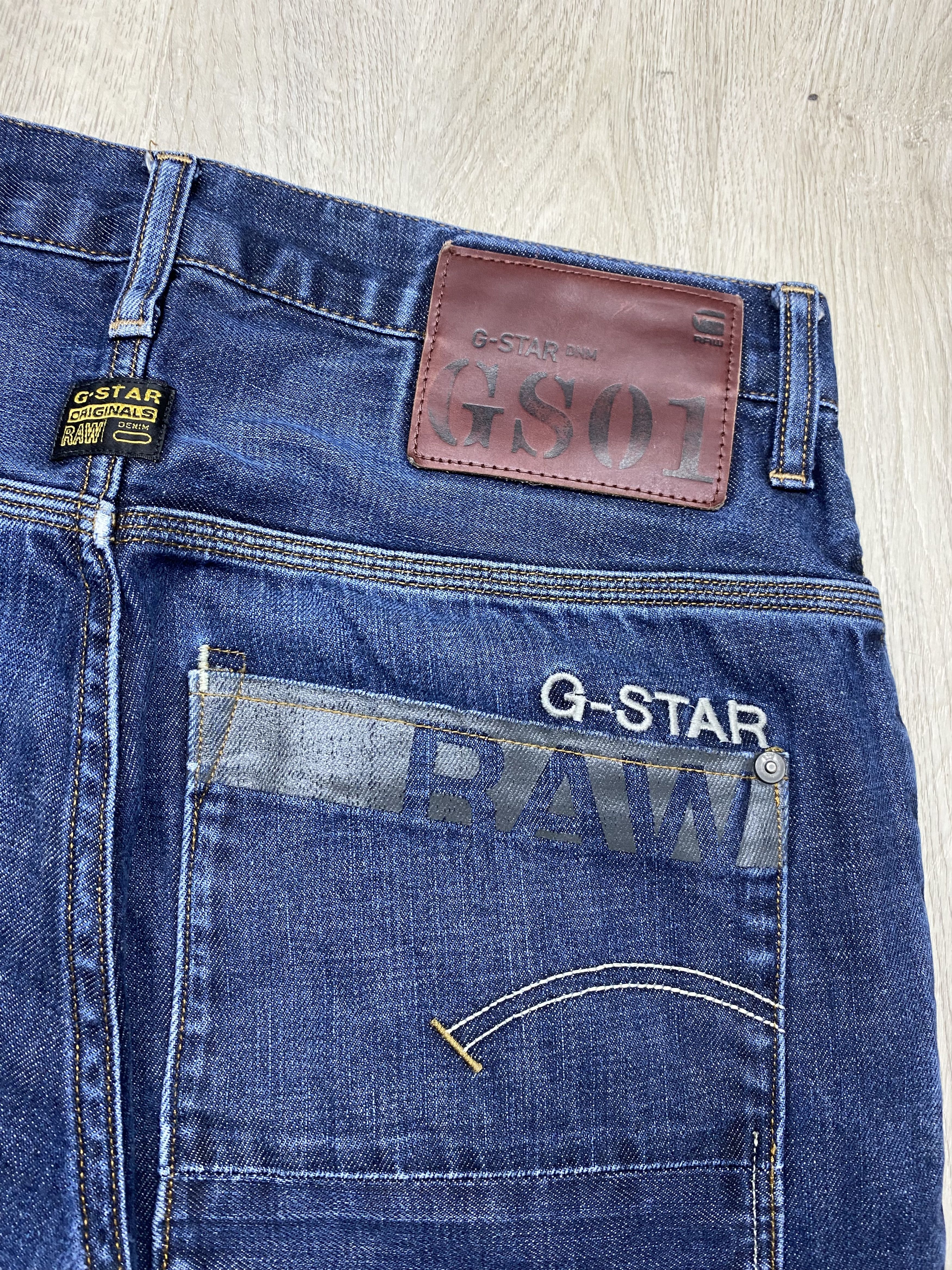 G-Star G Star Raw Vintage Mens Radar Tapered Denim Pants Jeans Size US 32 / EU 48 - 3 Thumbnail