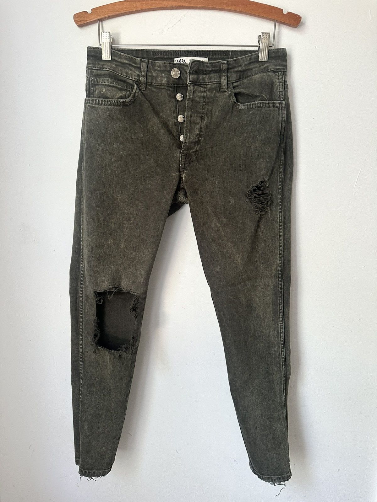 Vintage × Zara Distressed Denim Size US 31 - 1 Thumbnail