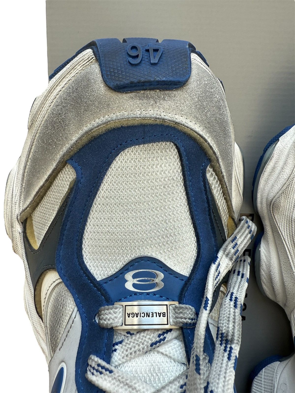 Balenciaga Balenciaga Cargo Blue / Grey Size US 13 / EU 46 - 12 Thumbnail