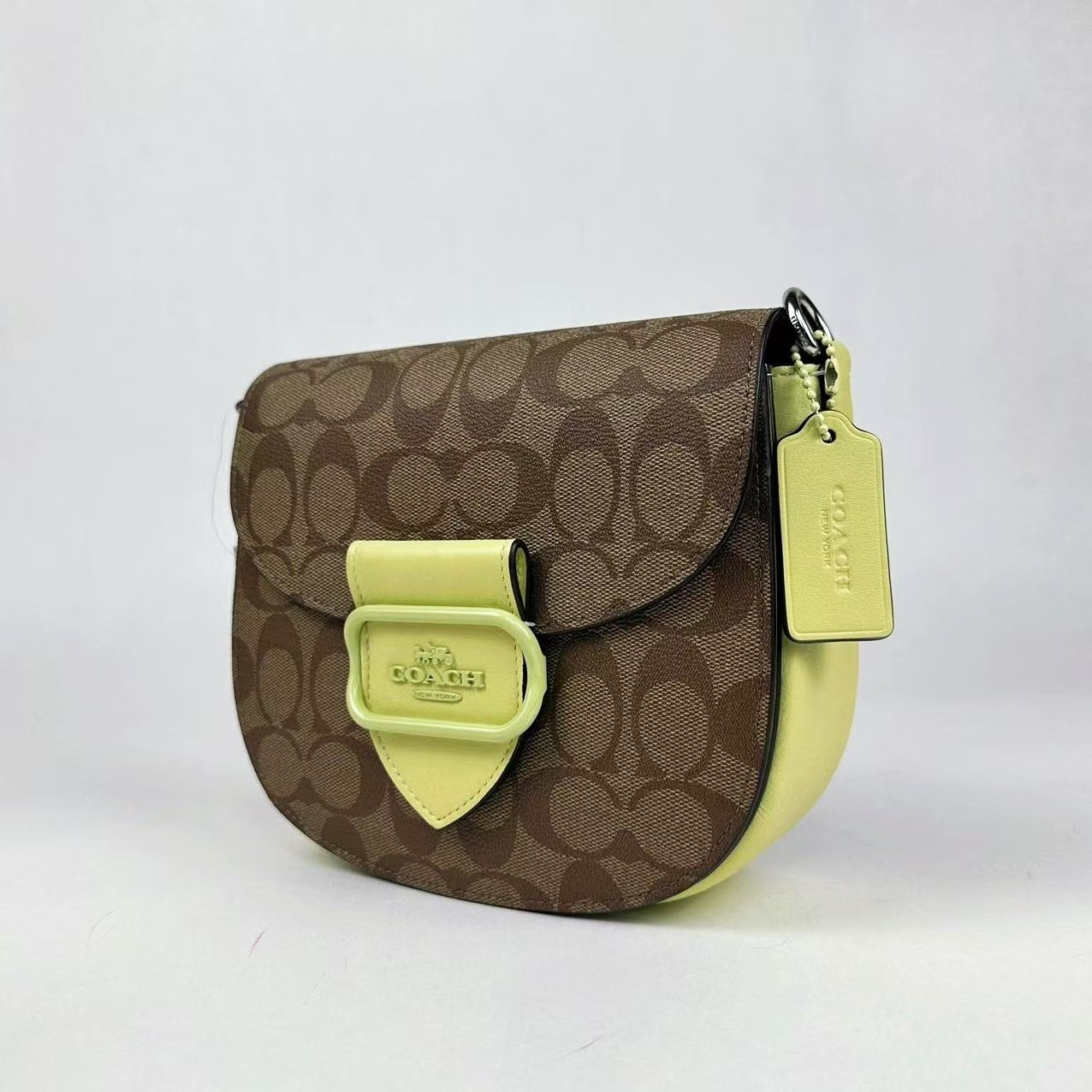 Coach COACH CJ615 Morgan Saddle Bag In Signature Canvas Size ONE SIZE - 7 Thumbnail