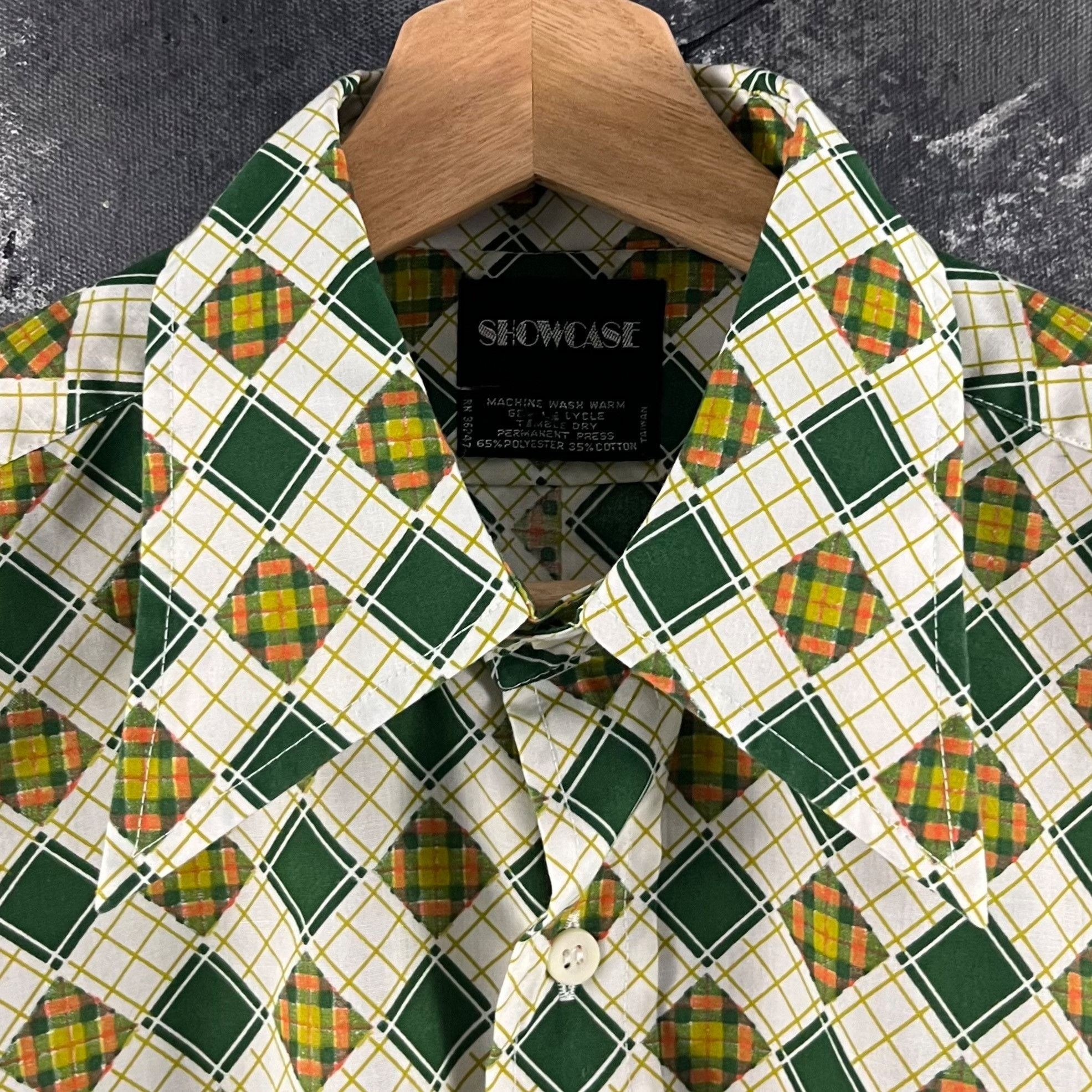 Vintage Vintage 70’s Showcase disco shirt Size US M / EU 48-50 / 2 - 3 Thumbnail