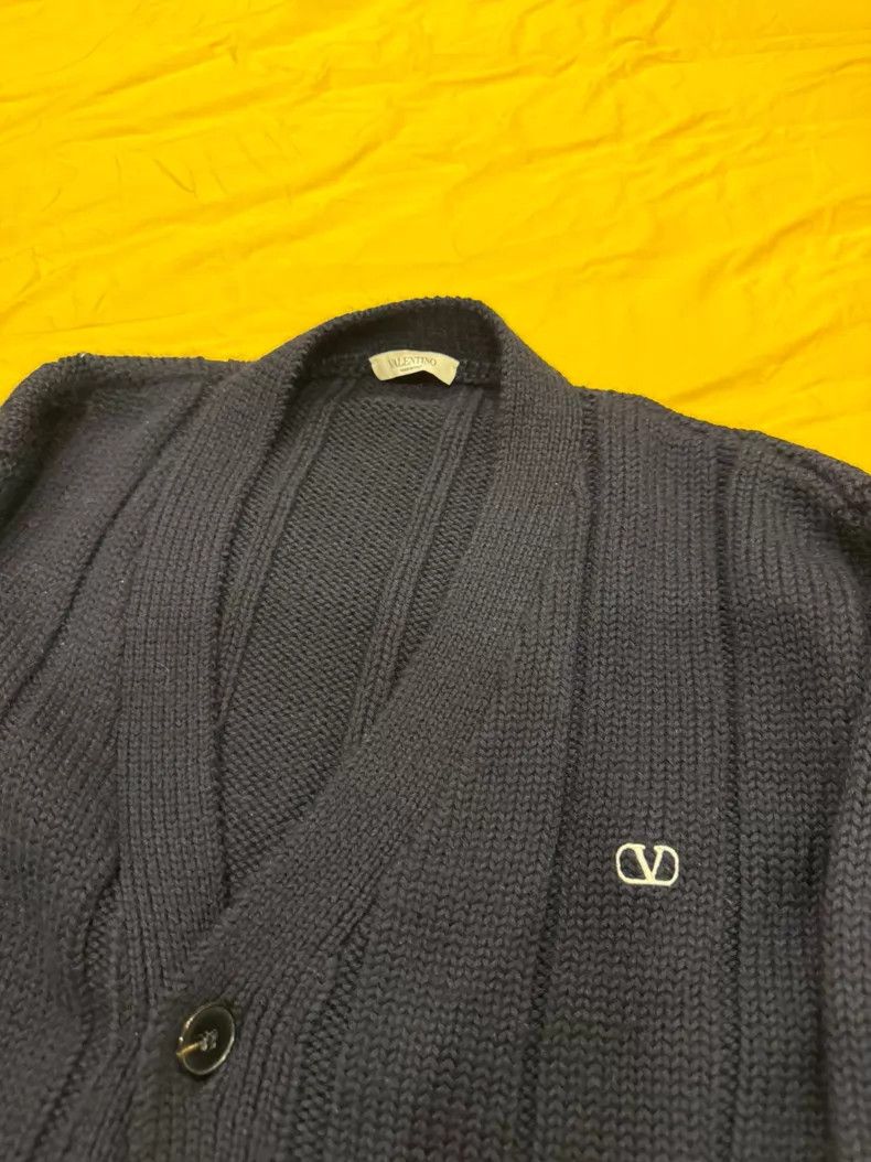 Other Valentino Dark blue knitted cardigan Size US S / EU 44-46 / 1 - 3 Thumbnail