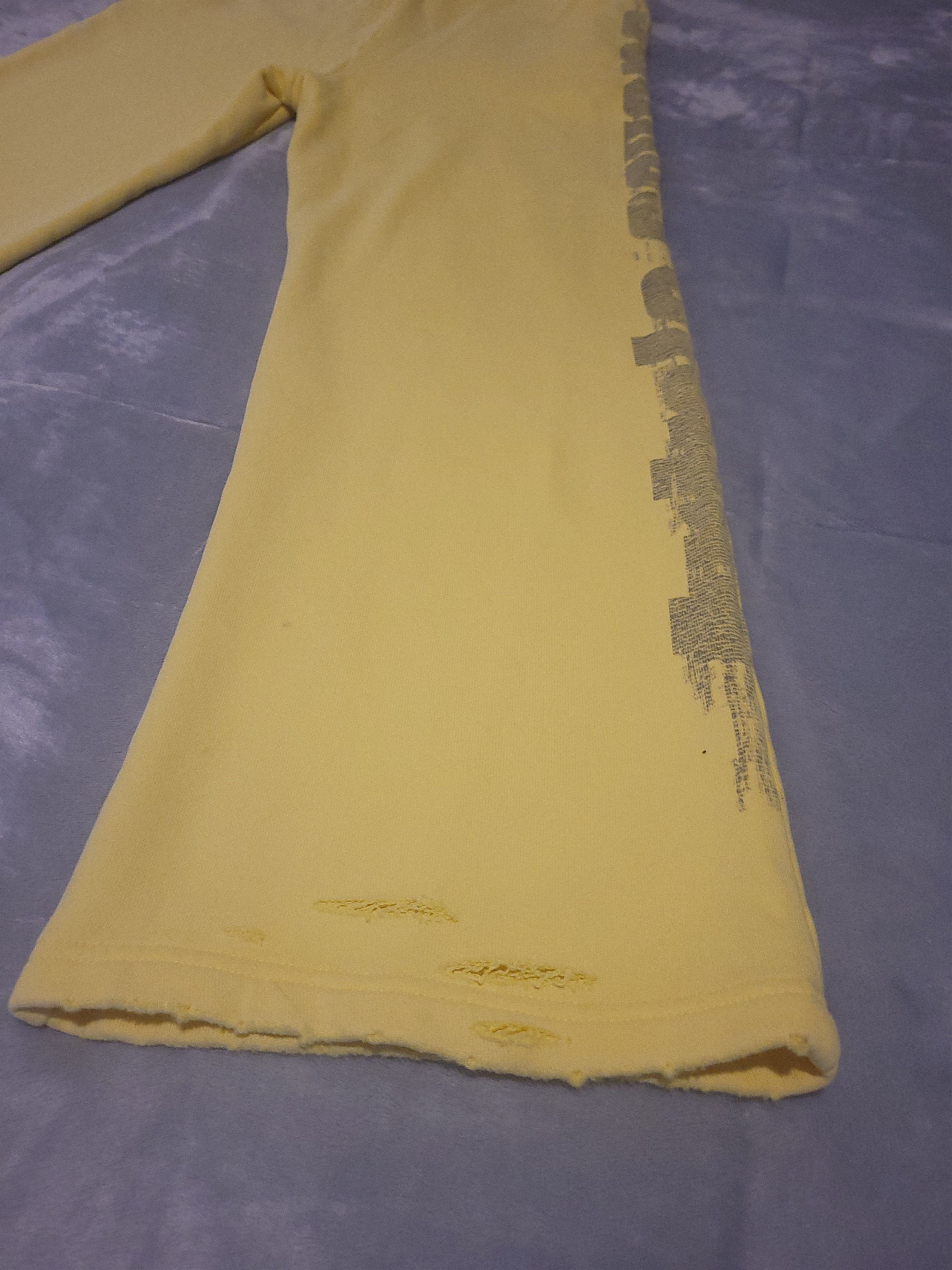 TRIPLE SEVENS Triple Sevens -Yellow Wide Leg Sweatpants- Mens Sz Med- BNWT Size US 30 / EU 46 - 12 Thumbnail