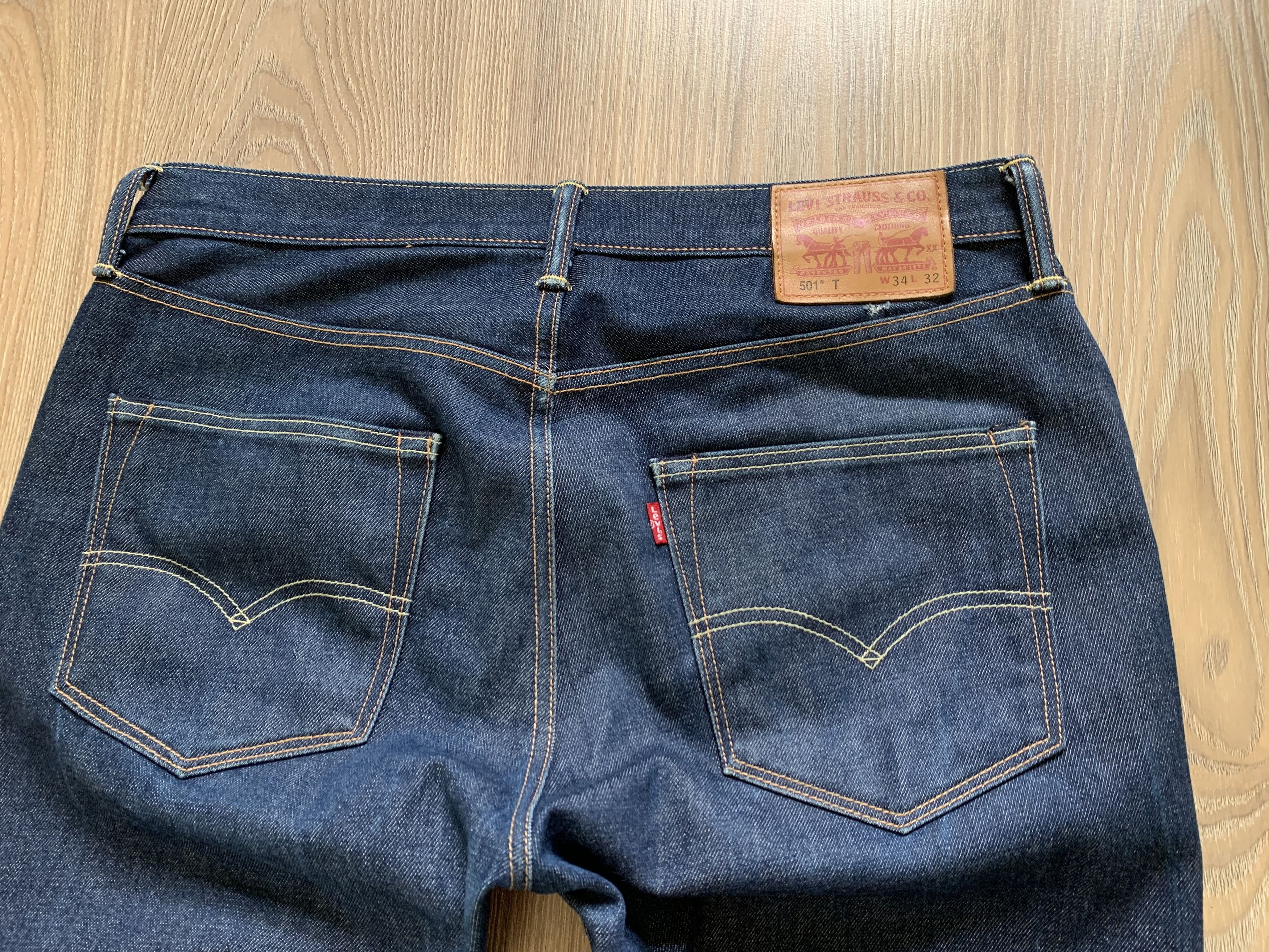 Levi's Levi's 501 Blue Denim Jeans Size US 34 / EU 50 - 5 Thumbnail