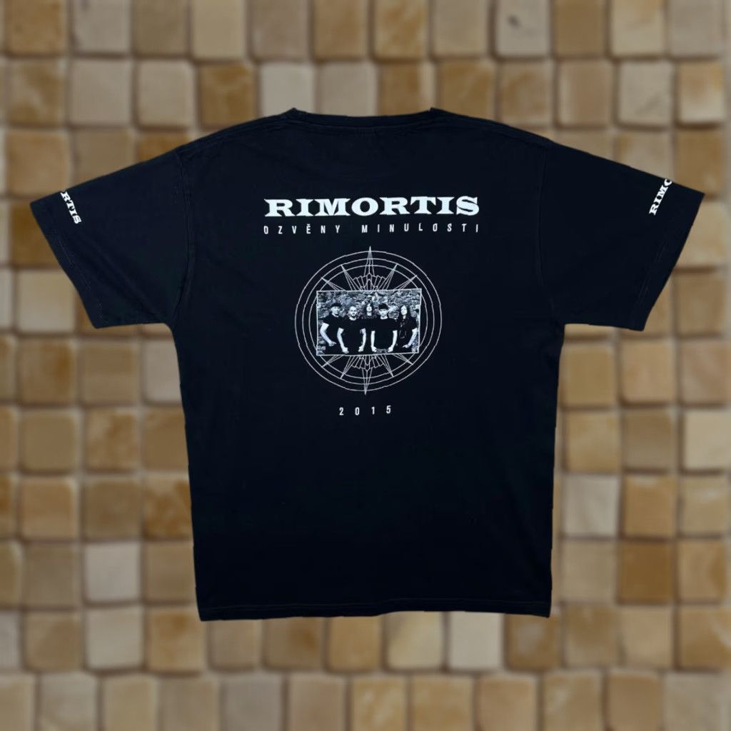 Vintage Rimortis (2015) “Ozveny Minulosti” Melodic Power Heavy Metal Band Black T-Shirt XL L Mens Shirt Size US XL / EU 56 / 4 - 1 Thumbnail