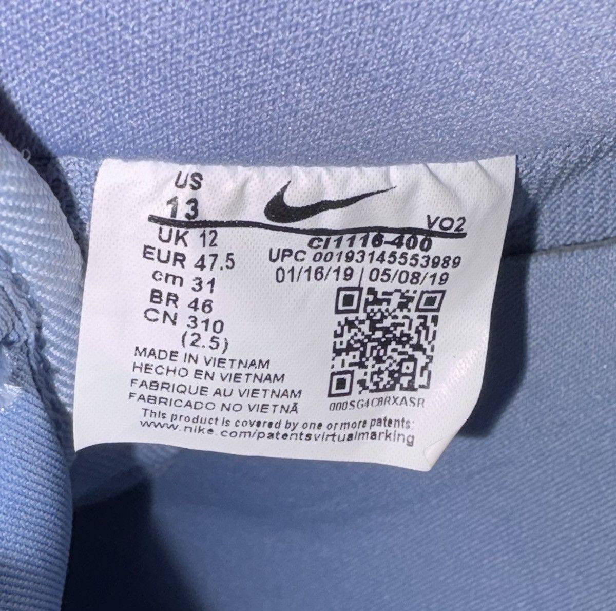 Nike Nike Air Force 1 Premium Ashen Slate Size US 13 / EU 46 - 7 Thumbnail