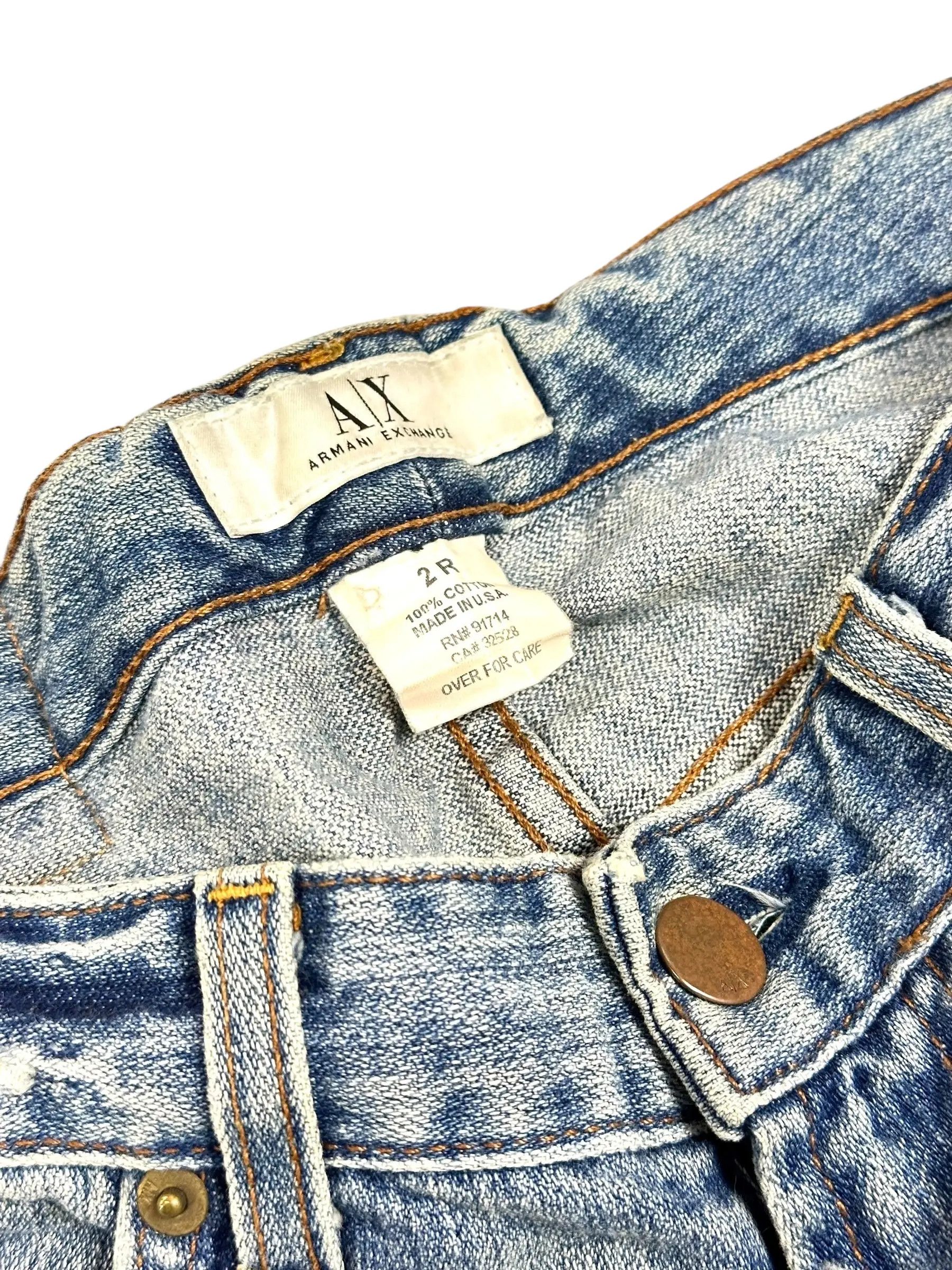 Armani Armani distressed vintage straight jeans Size US 30 / EU 46 - 4 Thumbnail
