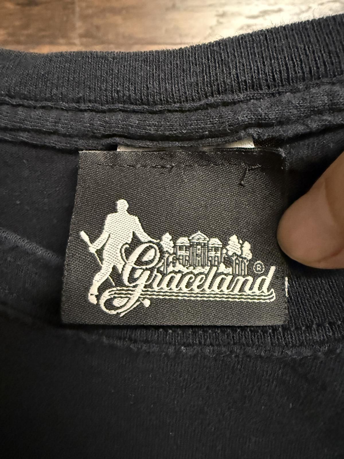 Designer VTG Elvis Presley Vinyl Sun Record T-shirt Graceland Tag - L Size US L / EU 52-54 / 3 - 2 Thumbnail