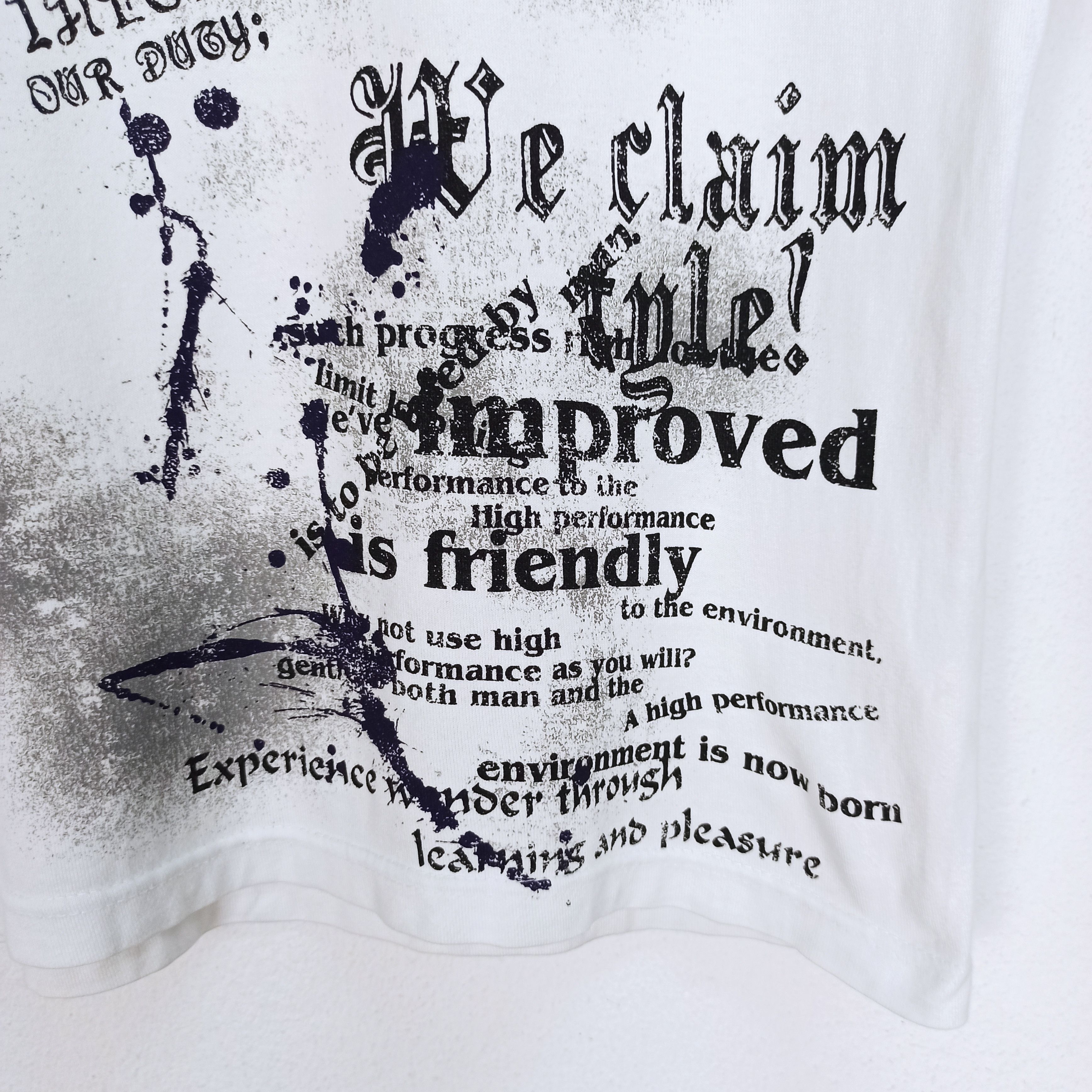 If Six Was Nine × Japanese Brand × Le Grande Bleu (L.G.B.) Rare Bay-Leaf style Poem LGB/If Six Was Nine Tshirt 2 Layer Size US S / EU 44-46 / 1 - 3 Thumbnail